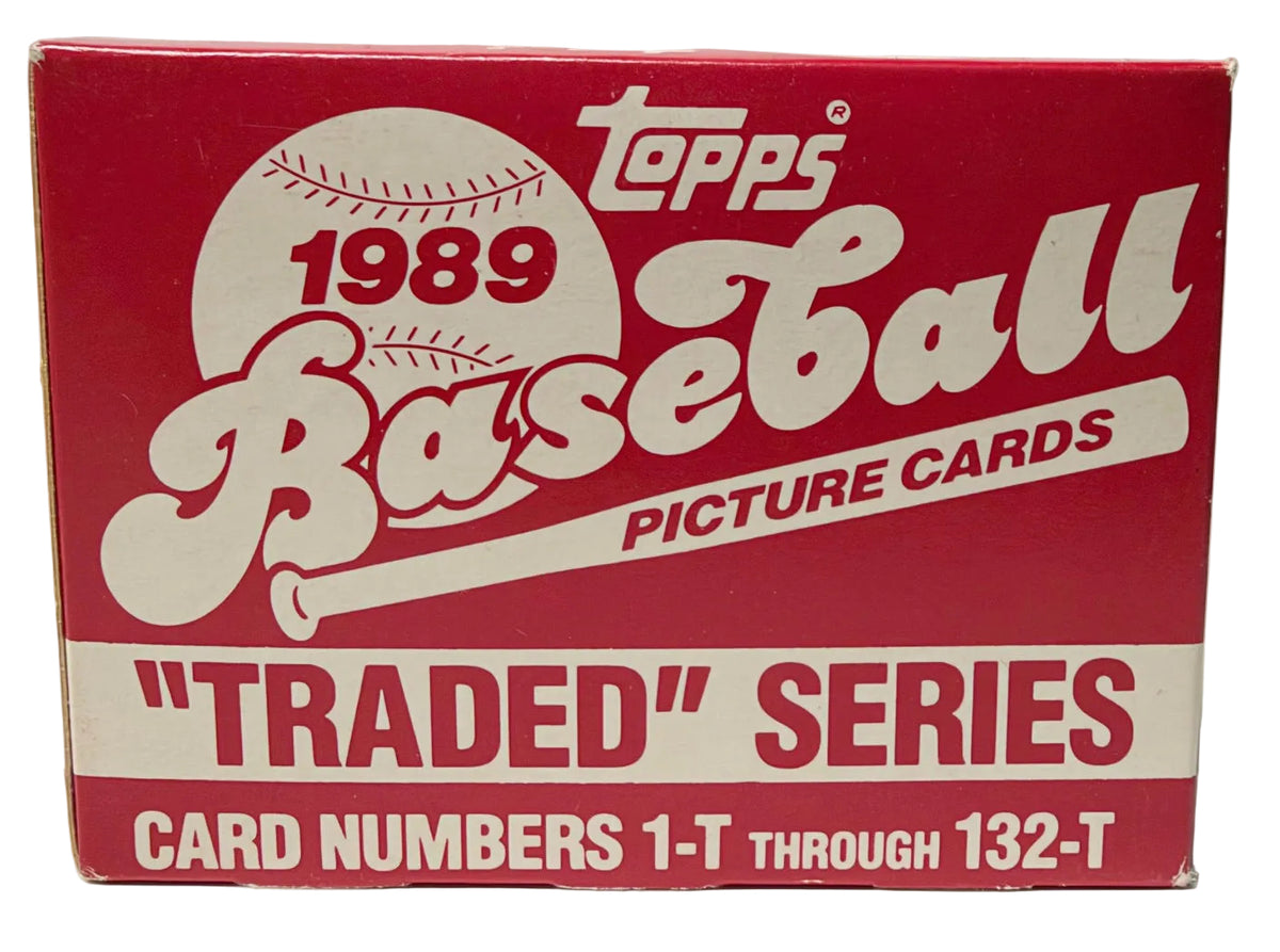 1989 Topps Baseball Traded Series Complete Factory Set (132 Cards Unopened (Ken Griffey Jr. Rookie Year)