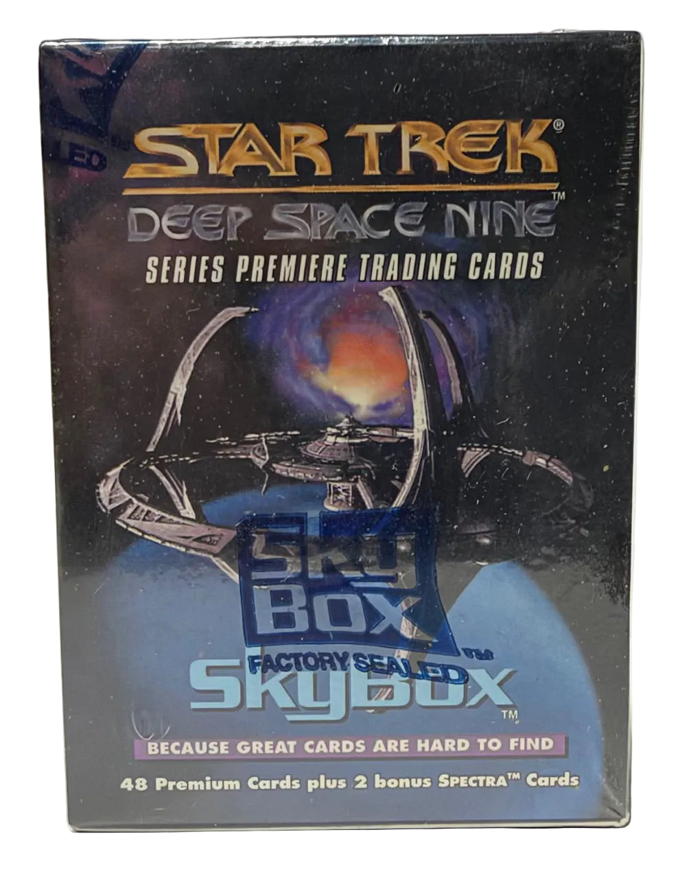 1993 SkyBox Star Trek: Deep Space Nine "Series Premiere" complete factory-sealed set!  (48 Card plus 2 Spectra cards)