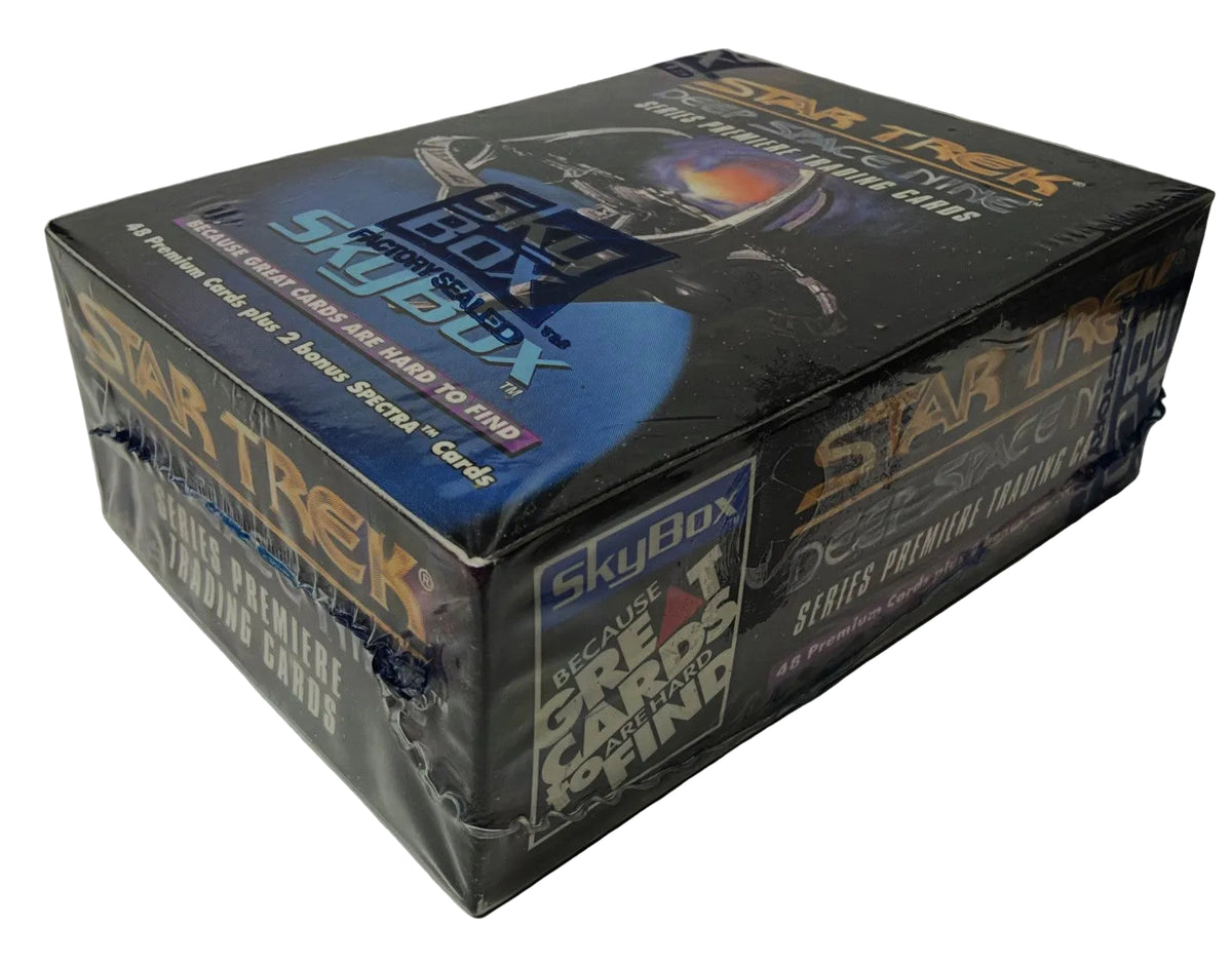 1993 SkyBox Star Trek: Deep Space Nine "Series Premiere" complete factory-sealed set!  (48 Card plus 2 Spectra cards)