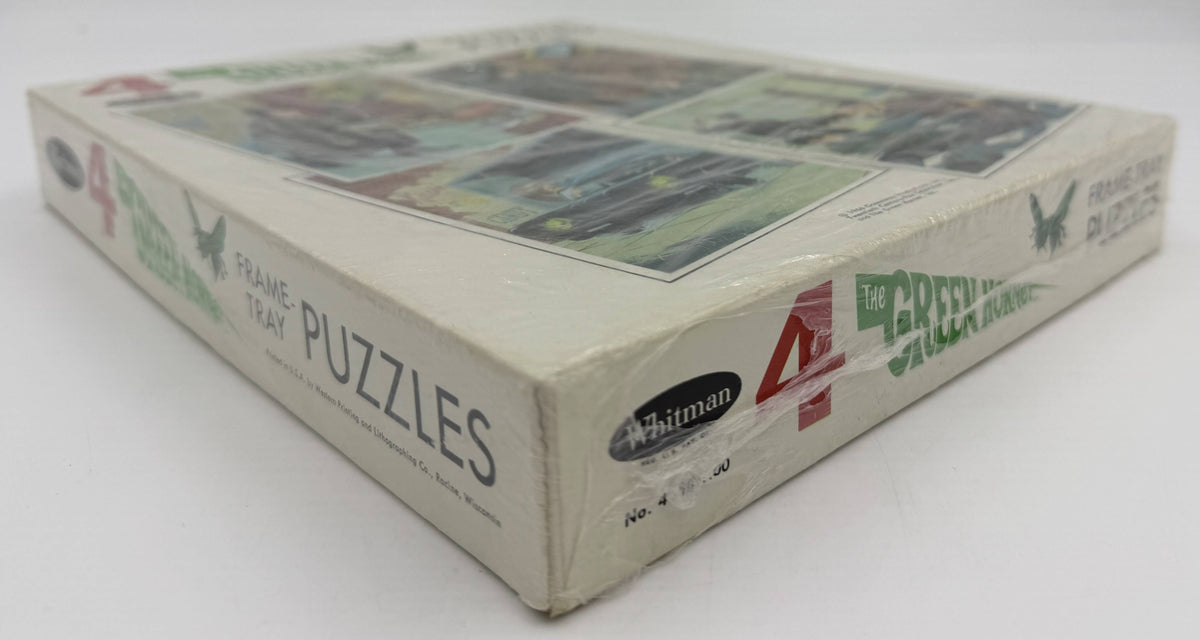 Vintage 1966 Whitman The Green Hornet 4 Frame-Tray Puzzles Set – Factory Sealed, Rare