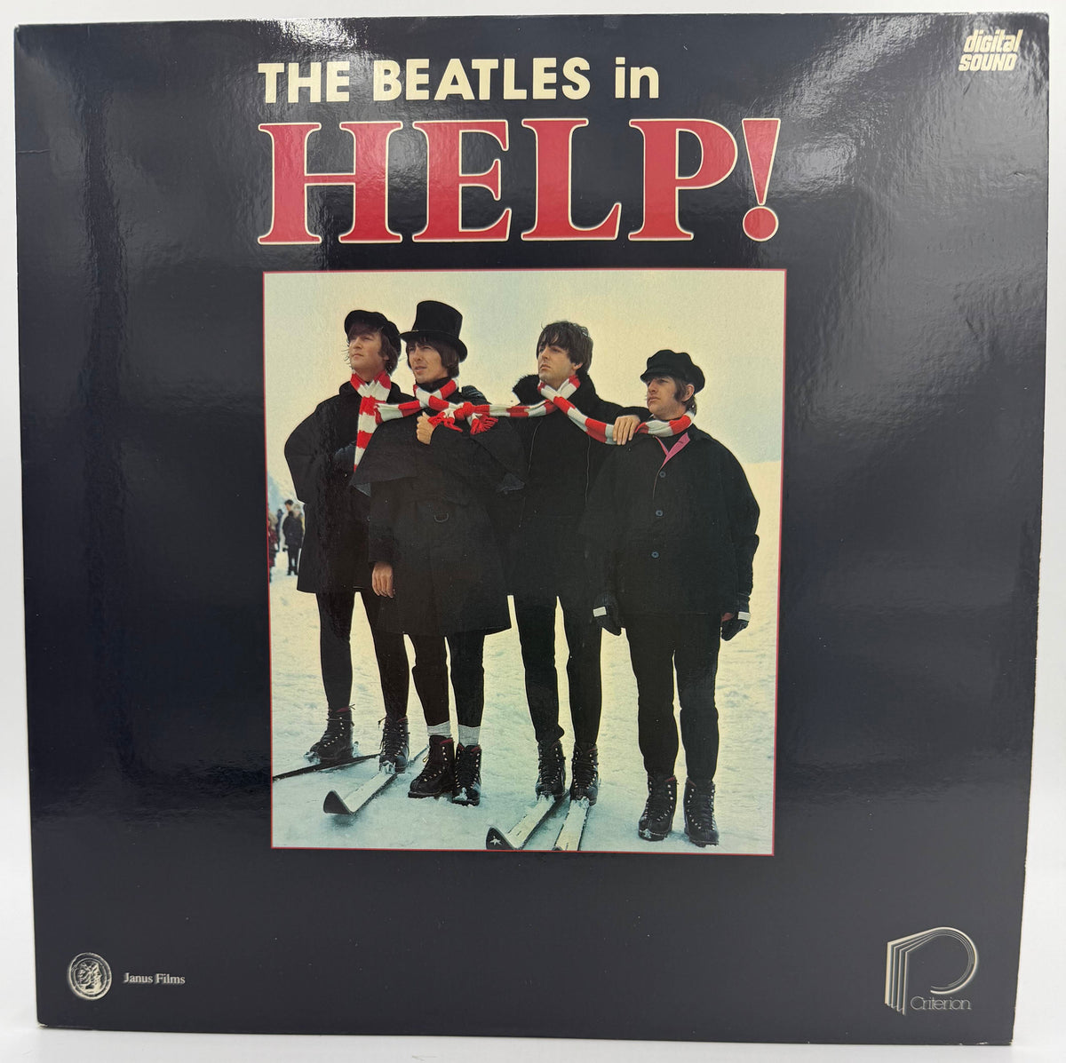 The Beatles in HELP! (1987) LaserDisc - John Lennon, Paul McCartney - The Criterion Collection - Voyager Press - EX