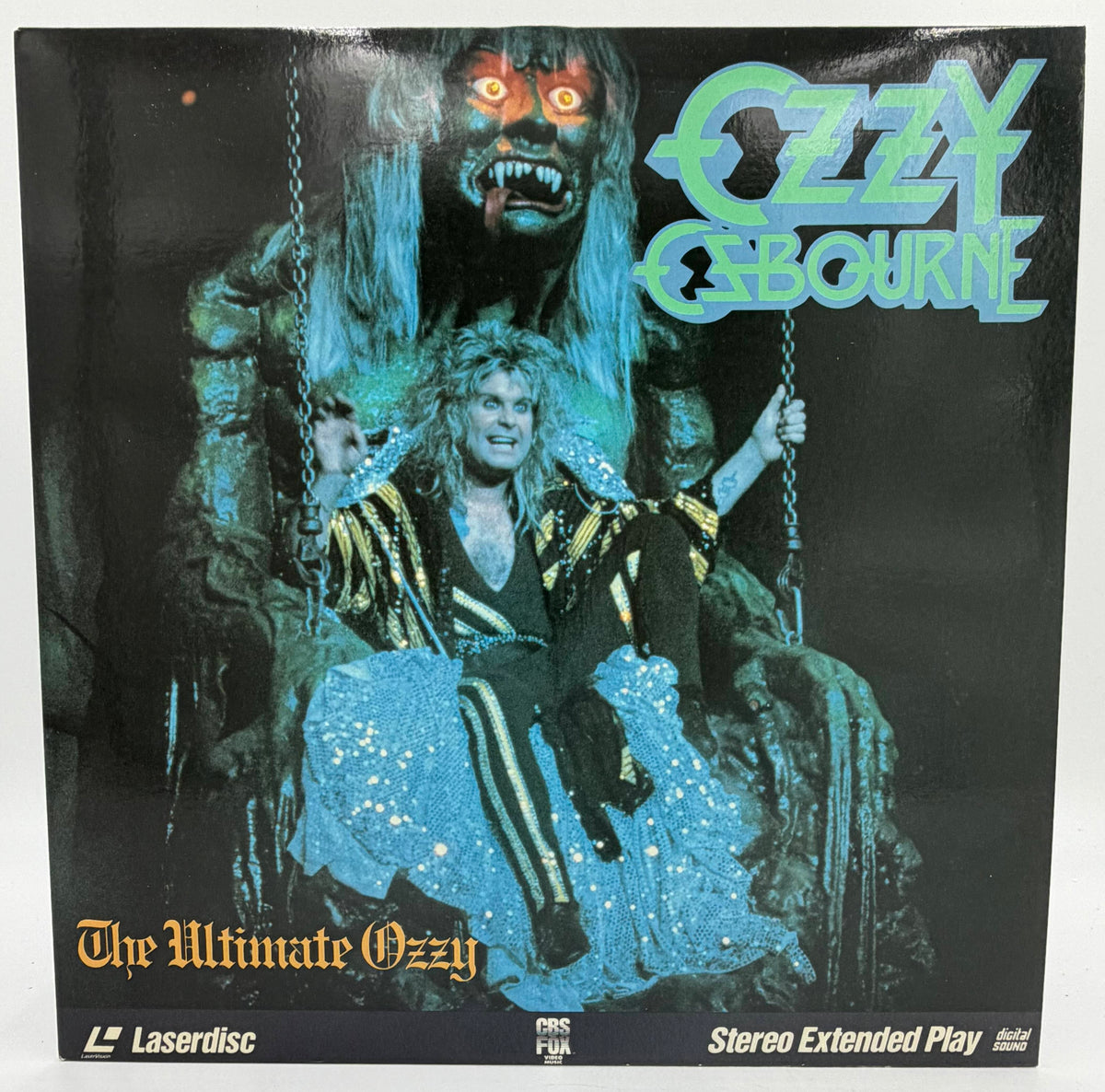 Ozzy Osbourne - The Ultimate Ozzy (1986) LaserDisc - Live Concert - CBS/FOX Video - EX, Rare