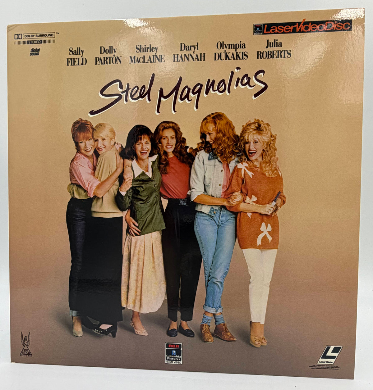 Steel Magnolias (1990) LaserDisc - Sally Field, Dolly Parton, Julia Roberts - RCA Columbia - EX