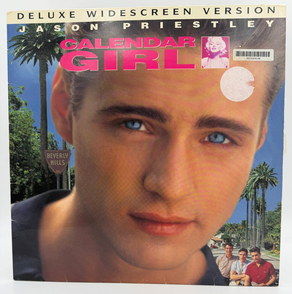 Calendar Girl (1993) Deluxe Widescreen Edition LaserDisc - Jason Priestley, Jerry O'Connell - Columbia TriStar - VG