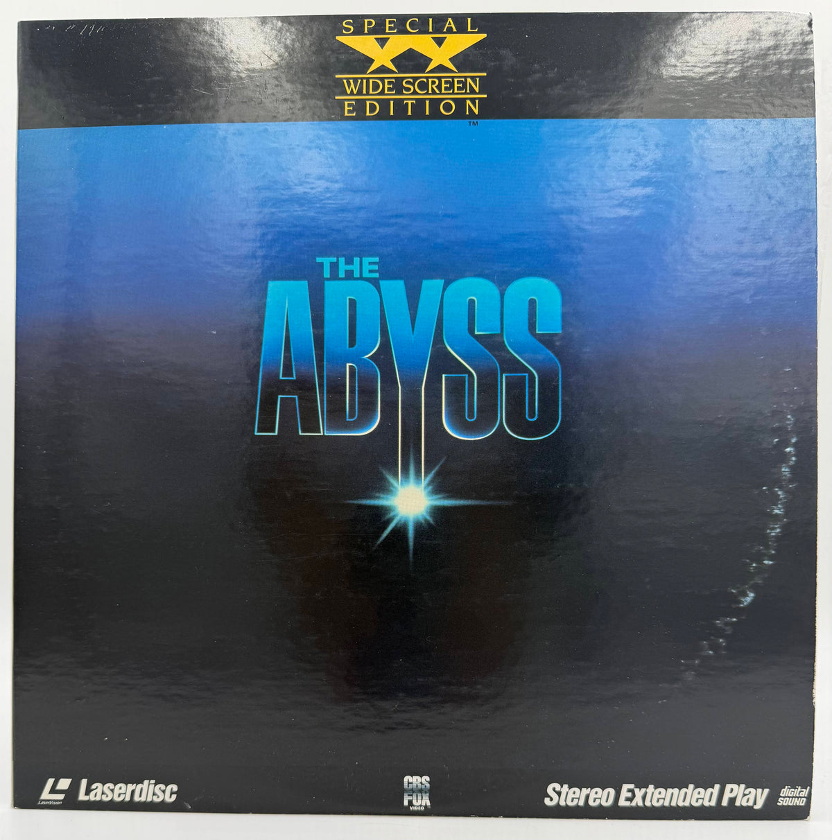 The Abyss (1990) Special Wide Screen Edition 2-Disc LaserDisc Set - Ed Harris, Mary Elizabeth Mastrantonio - CBS Fox Video - EX