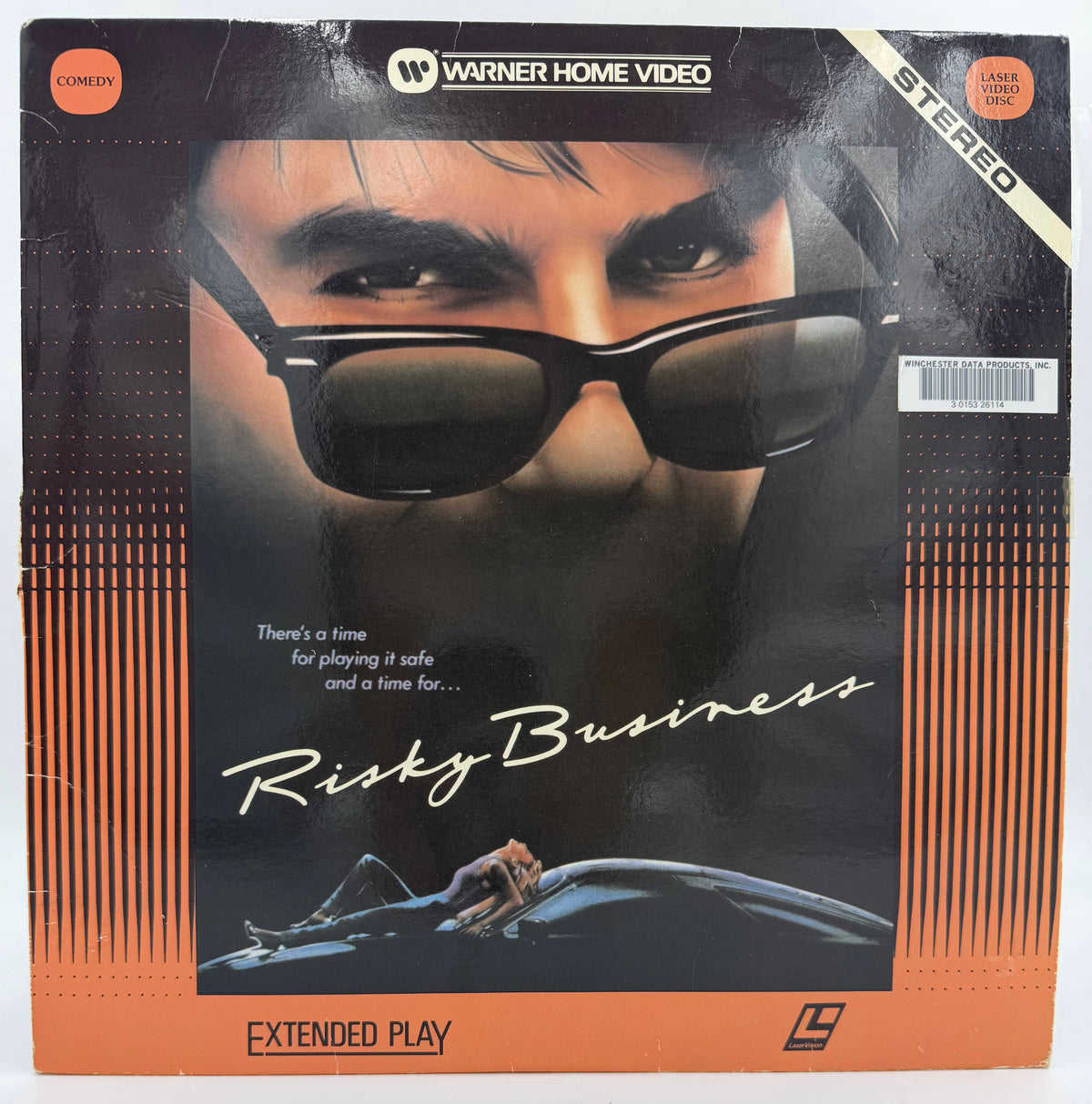 Risky Business (1983) Early Stereo LaserDisc - Tom Cruise, Rebecca De Mornay - Warner Home Video - VG