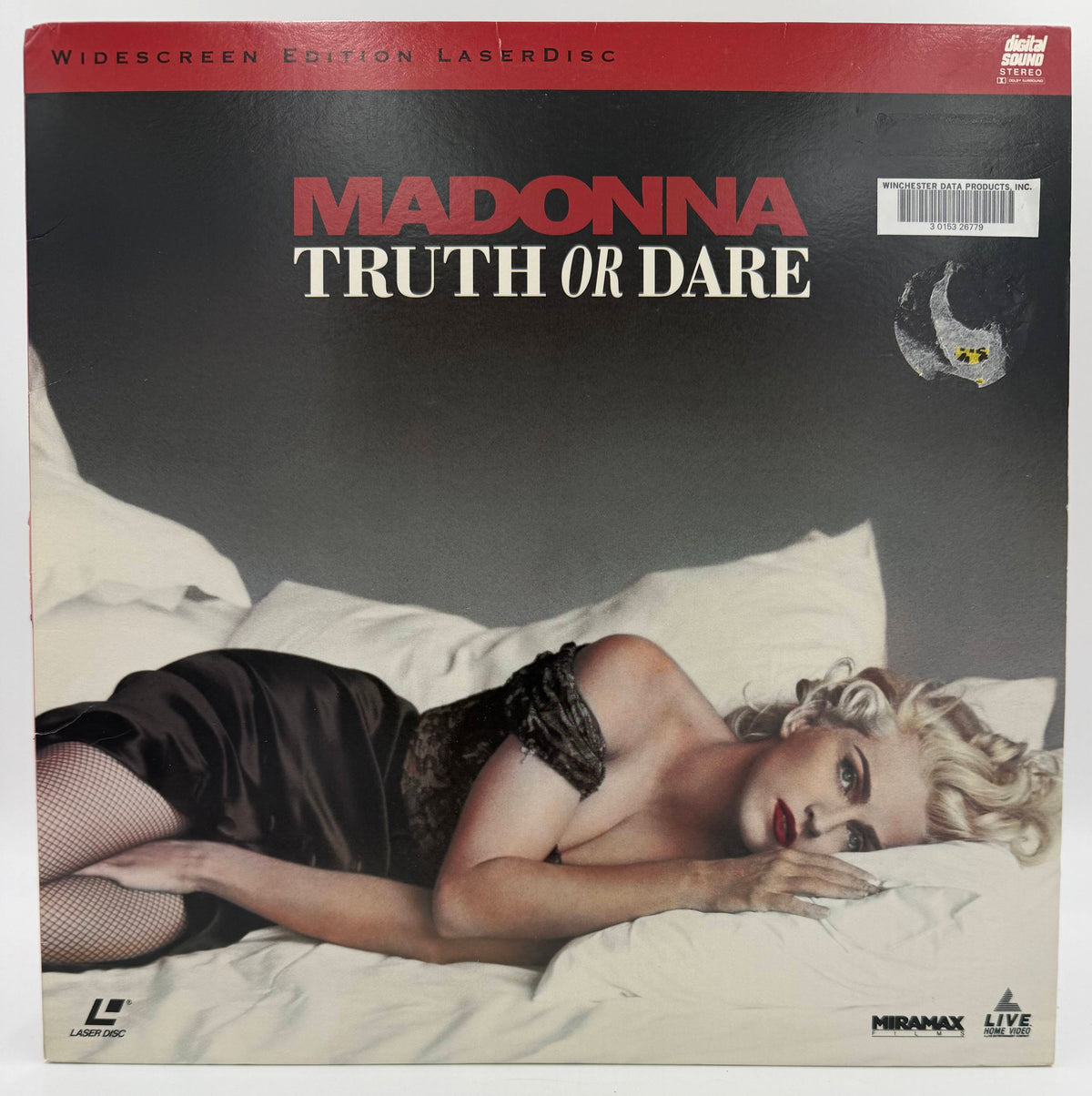 Madonna: Truth or Dare (1991) Widescreen Edition LaserDisc - Live Home Video - VG