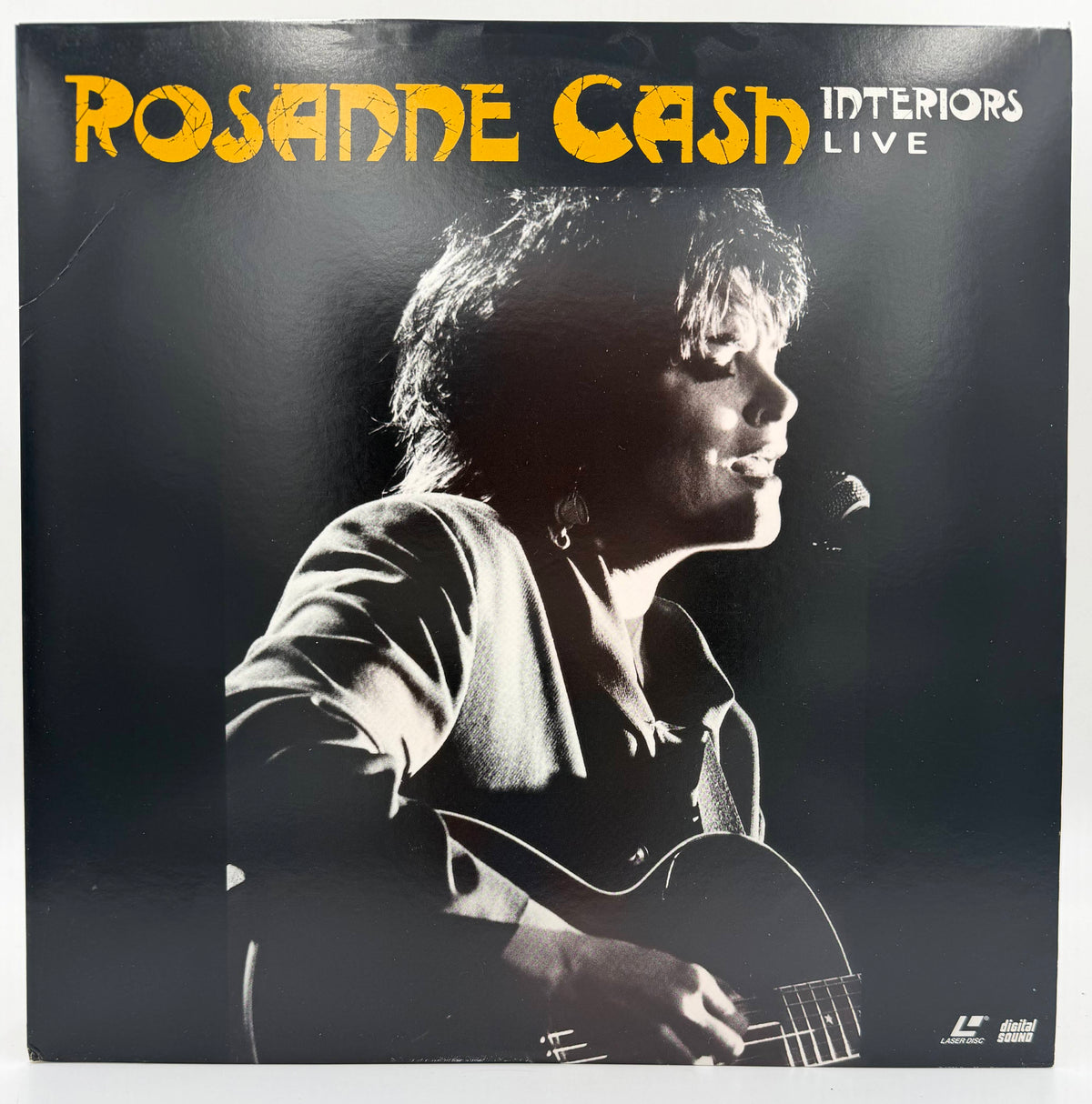 Rosanne Cash: Interiors Live (1991) LaserDisc - Special Acoustic Performance feat. Rodney Crowell - EX