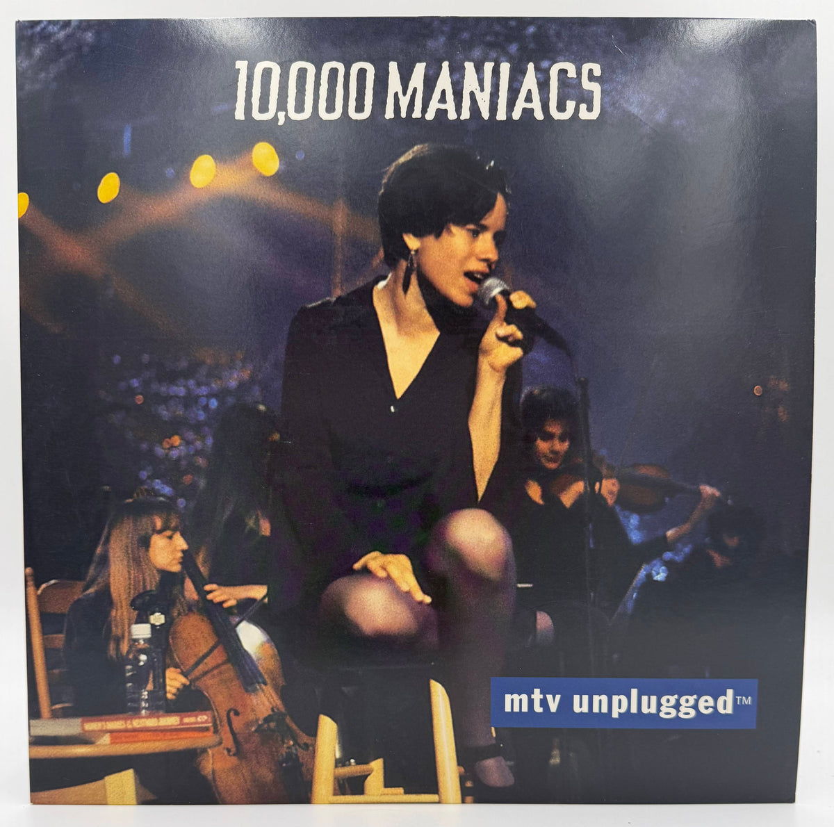 10,000 Maniacs: MTV Unplugged (1994) LaserDisc - Featuring Natalie Merchant &amp; David Byrne - Elektra Video - EX