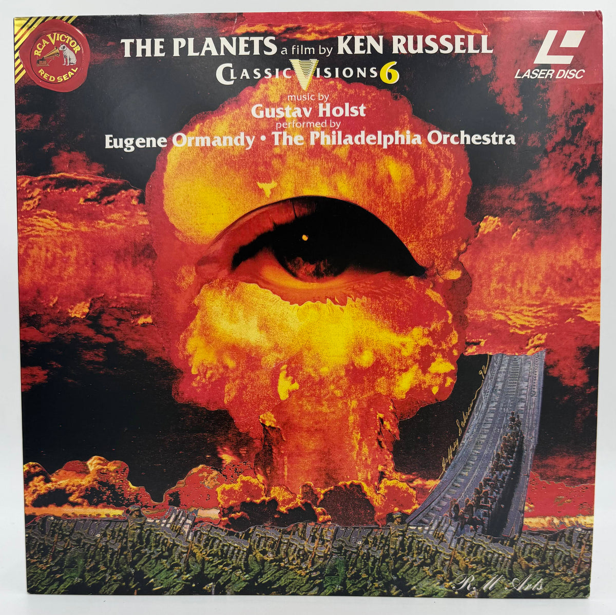 The Planets: A Film by Ken Russell (1992) LaserDisc LD - Gustav Holst / Eugene Ormandy &amp; The Philadelphia Orchestra - RCA Victor Red Seal - EX