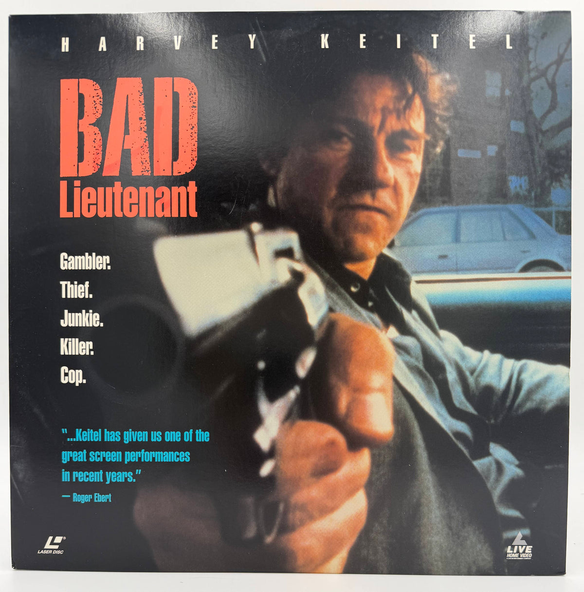 Bad Lieutenant (1993) NC-17 LaserDisc - Live Home Video - EX