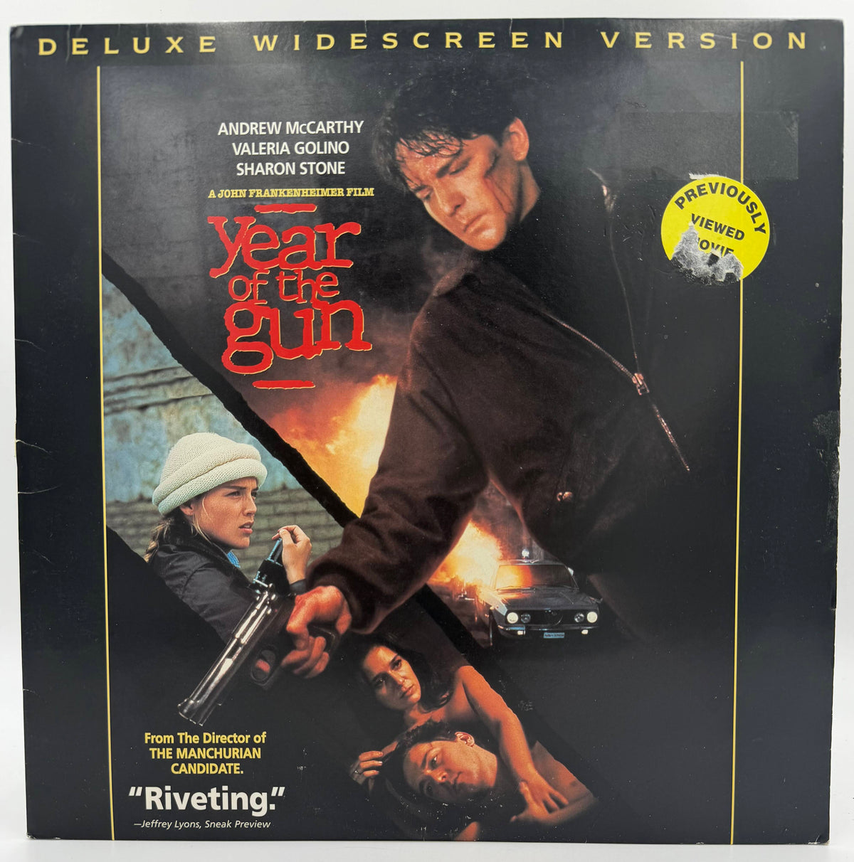 Year of the Gun (1991) Deluxe Widescreen Version LaserDisc LD - Columbia TriStar Home Video - VG