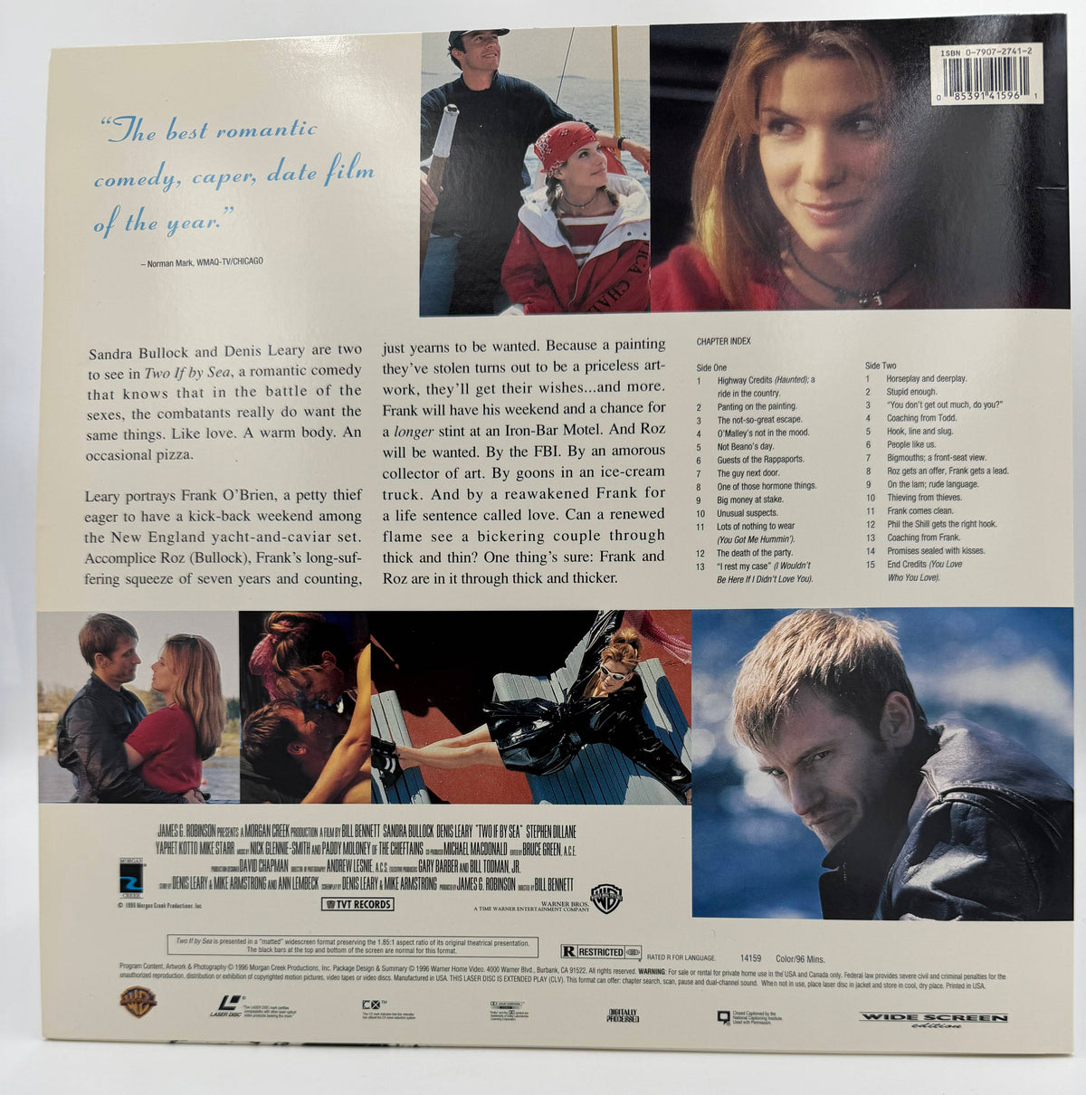 Two If by Sea (1996) Widescreen Edition LaserDisc - Warner Home Video - VG