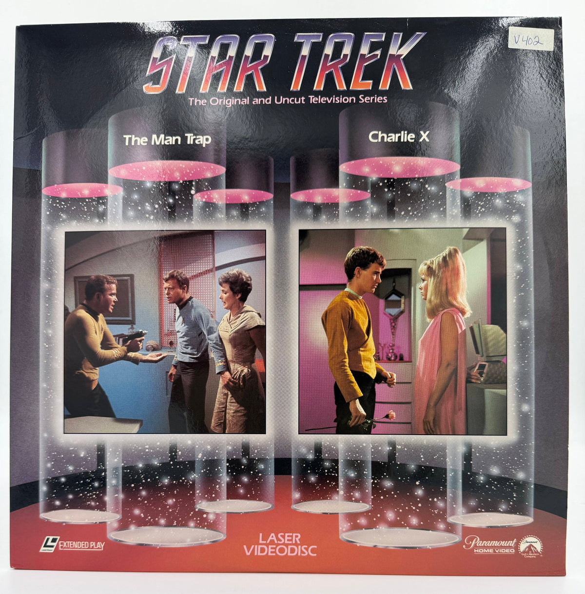 Star Trek: The Original Series (1985) - The Man Trap / Charlie X (Vol. 4) LaserDisc - Paramount Home Video – EX – Factory Sealed