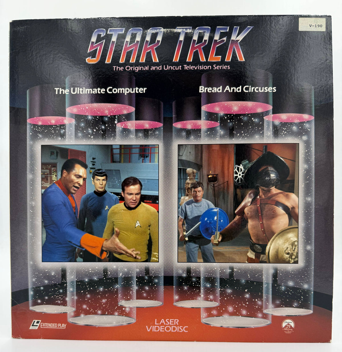Star Trek: The Original Series (1987) - The Ultimate Computer / Bread And Circuses LaserDisc - Paramount Home Video - VG