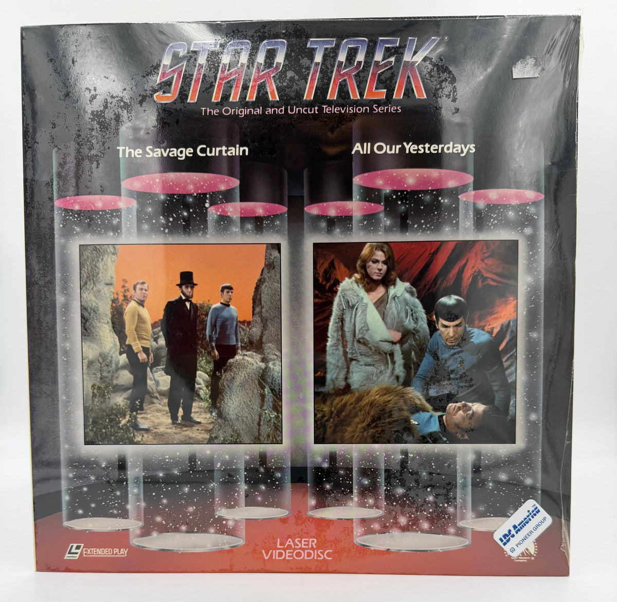 Star Trek: The Original Series (1988) - The Savage Curtain / All Our Yesterdays LaserDisc - Paramount Home Video – EX &nbsp;- Factory Sealed