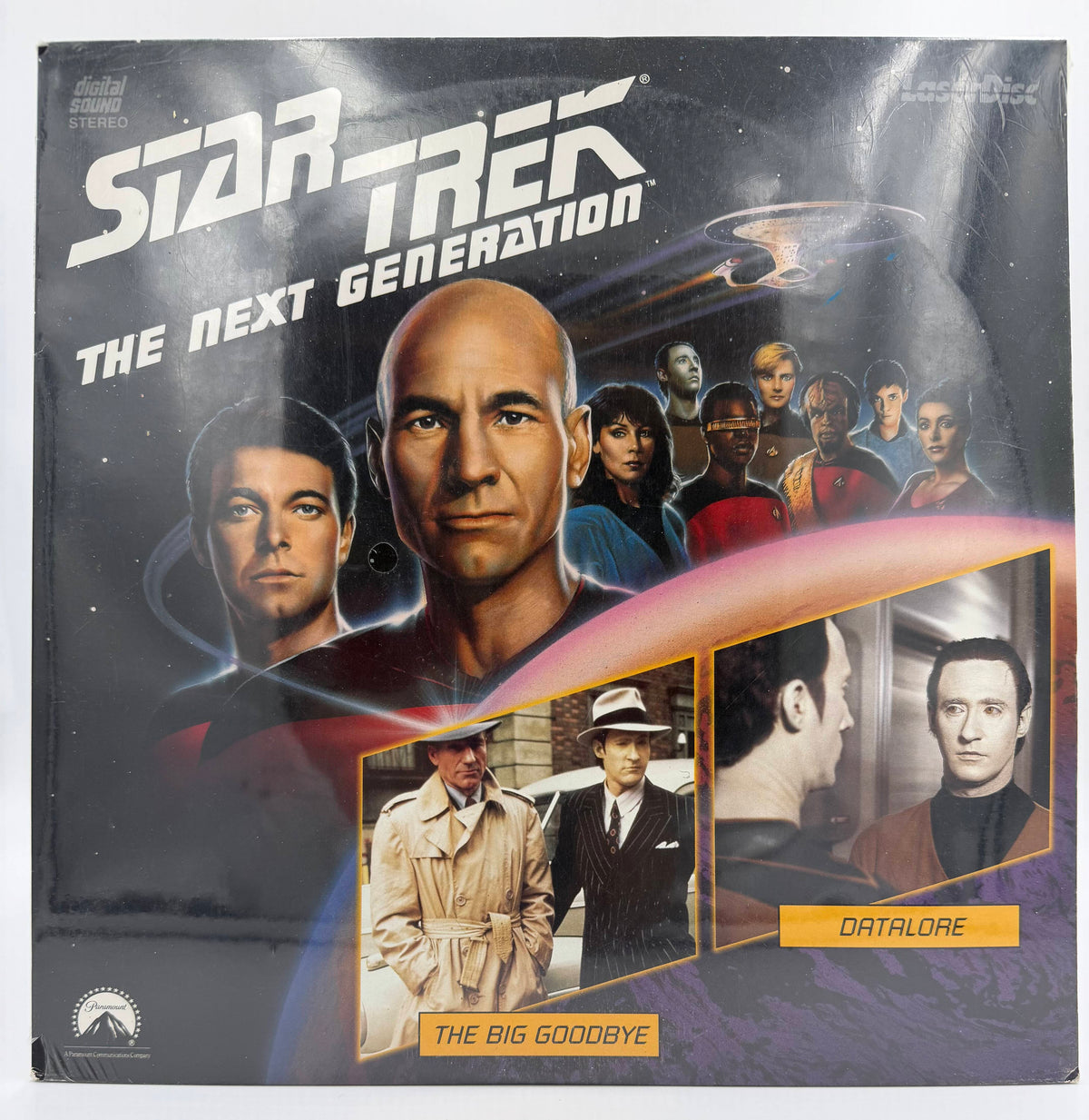 Star Trek: The Next Generation - The Big Goodbye / Datalore LaserDisc - Paramount – Factory Sealed