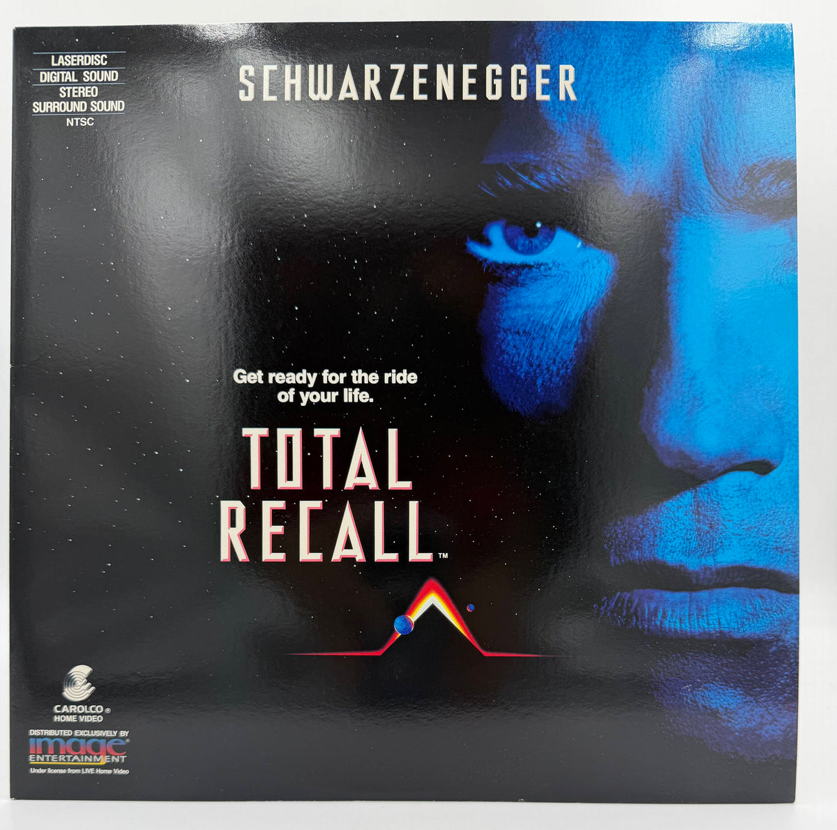 Total Recall (1990) LaserDisc - Arnold Schwarzenegger - Live Home Video / Image Entertainment - EX