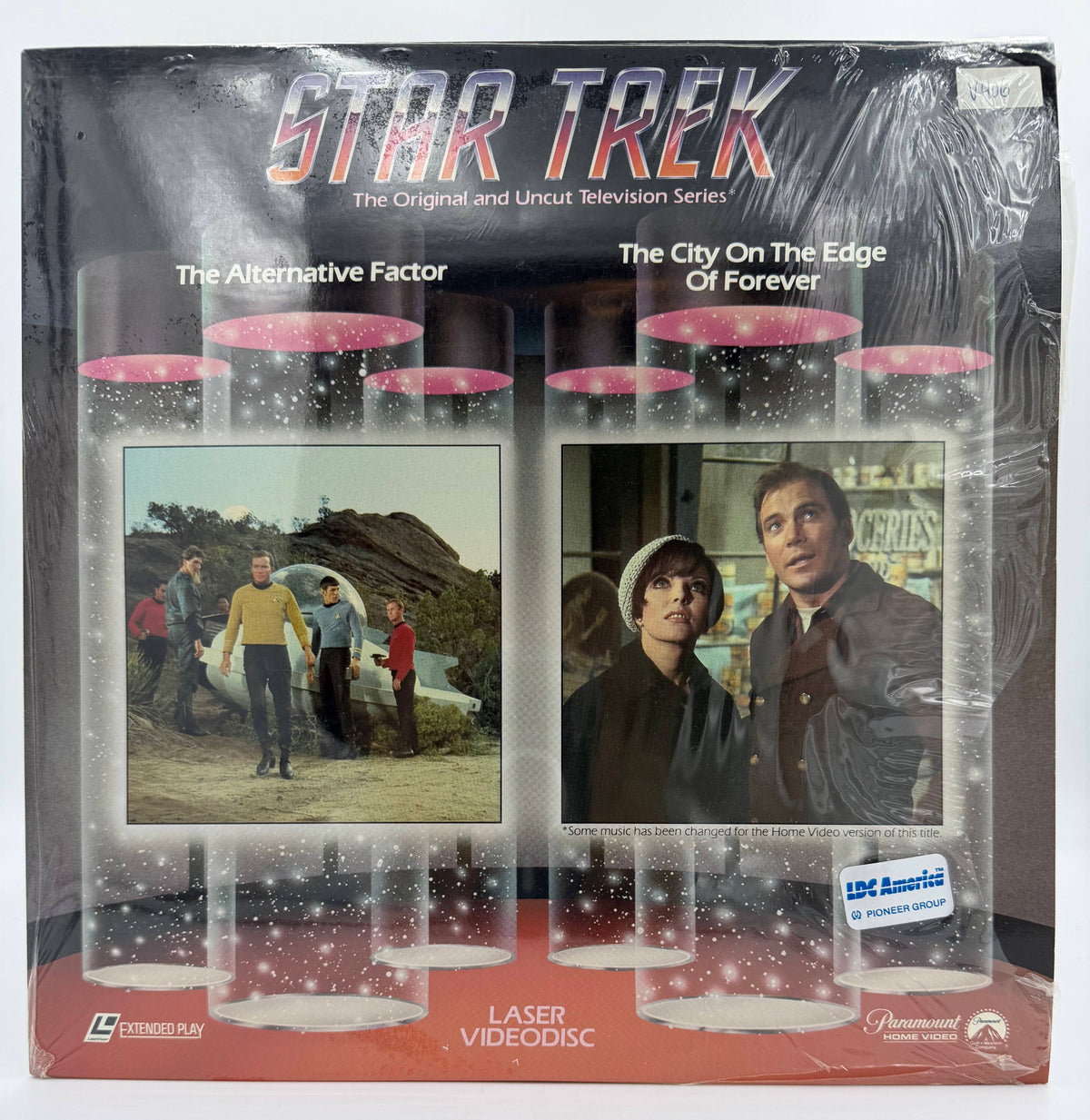 Star Trek: The Original Series (1985) - The Alternative Factor / The City On The Edge Of Forever LaserDisc - Paramount - EX