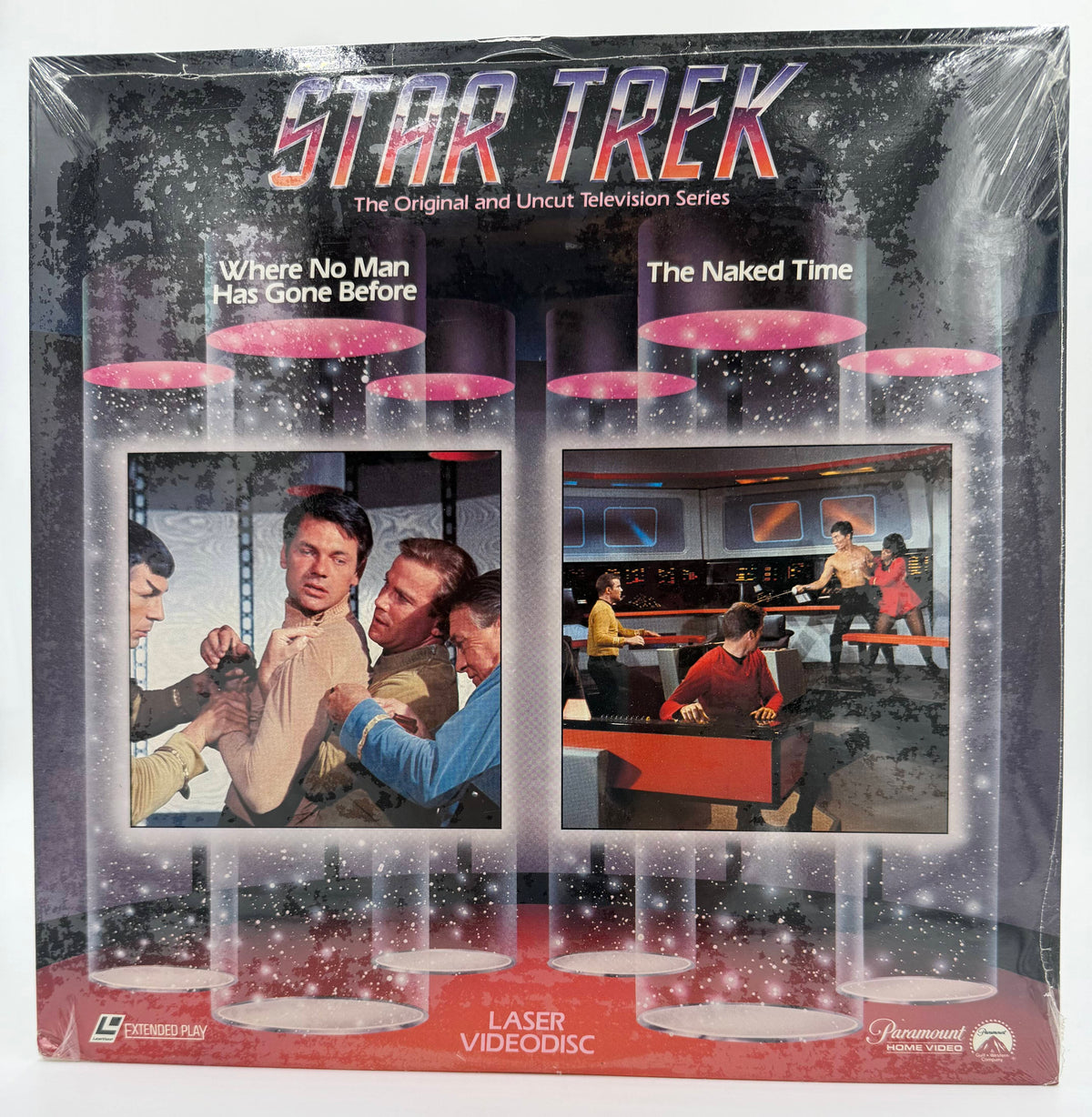 Star Trek: The Original Series (1985) - Where No Man Has Gone Before / The Naked Time LaserDisc - Paramount – EX – Factory Sealed