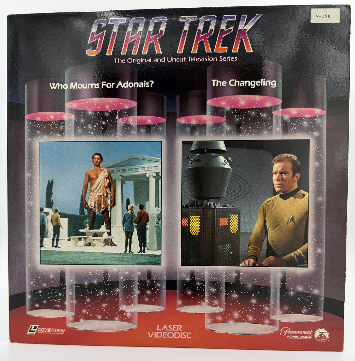 Star Trek: The Original Series (1985) - Who Mourns For Adonais? / The Changeling LaserDisc - Paramount - EX