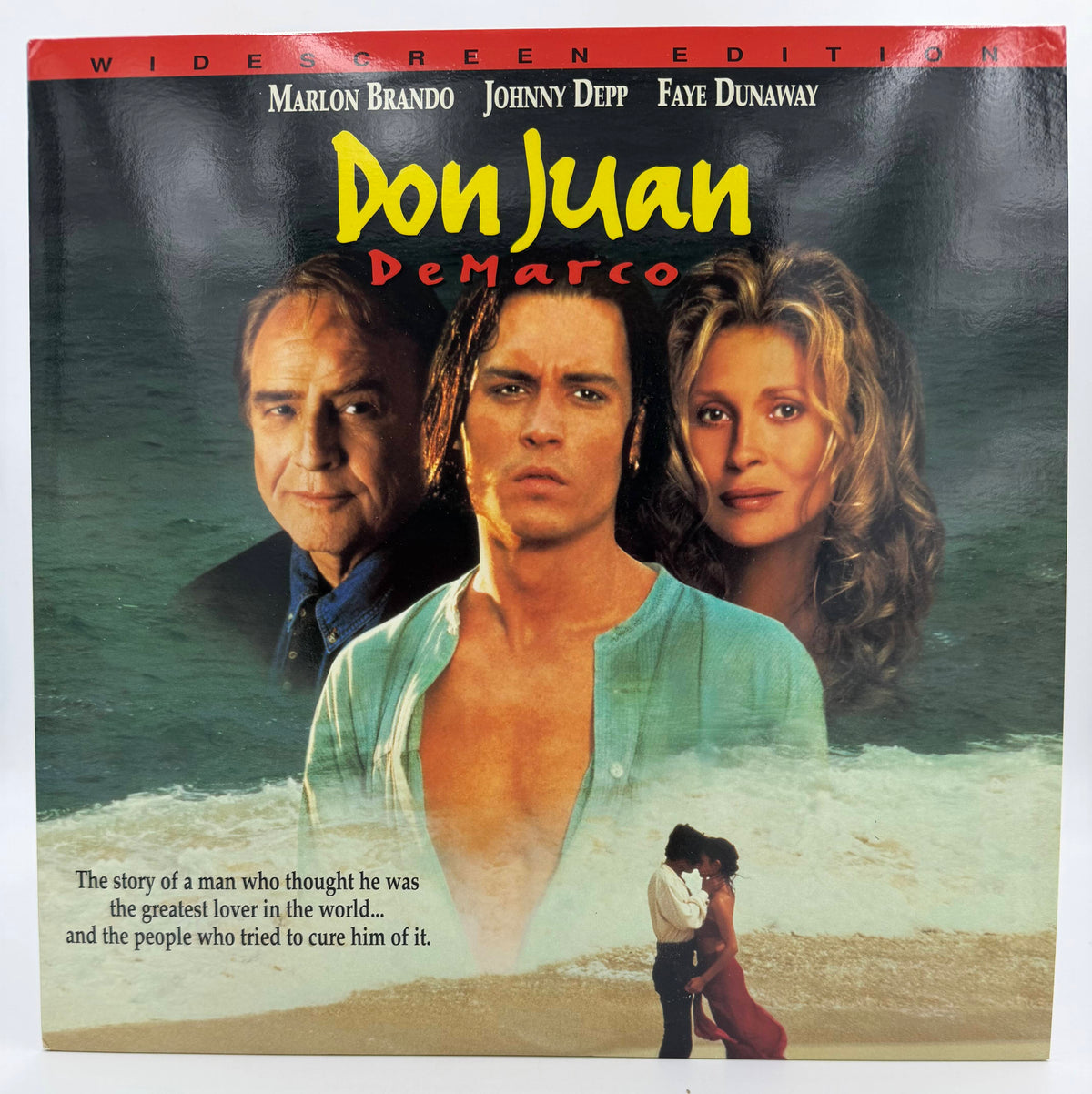 Don Juan DeMarco (1995) LaserDisc - Marlon Brando, Johnny Depp, Faye Dunaway - Widescreen Edition - Image Entertainment - EX
