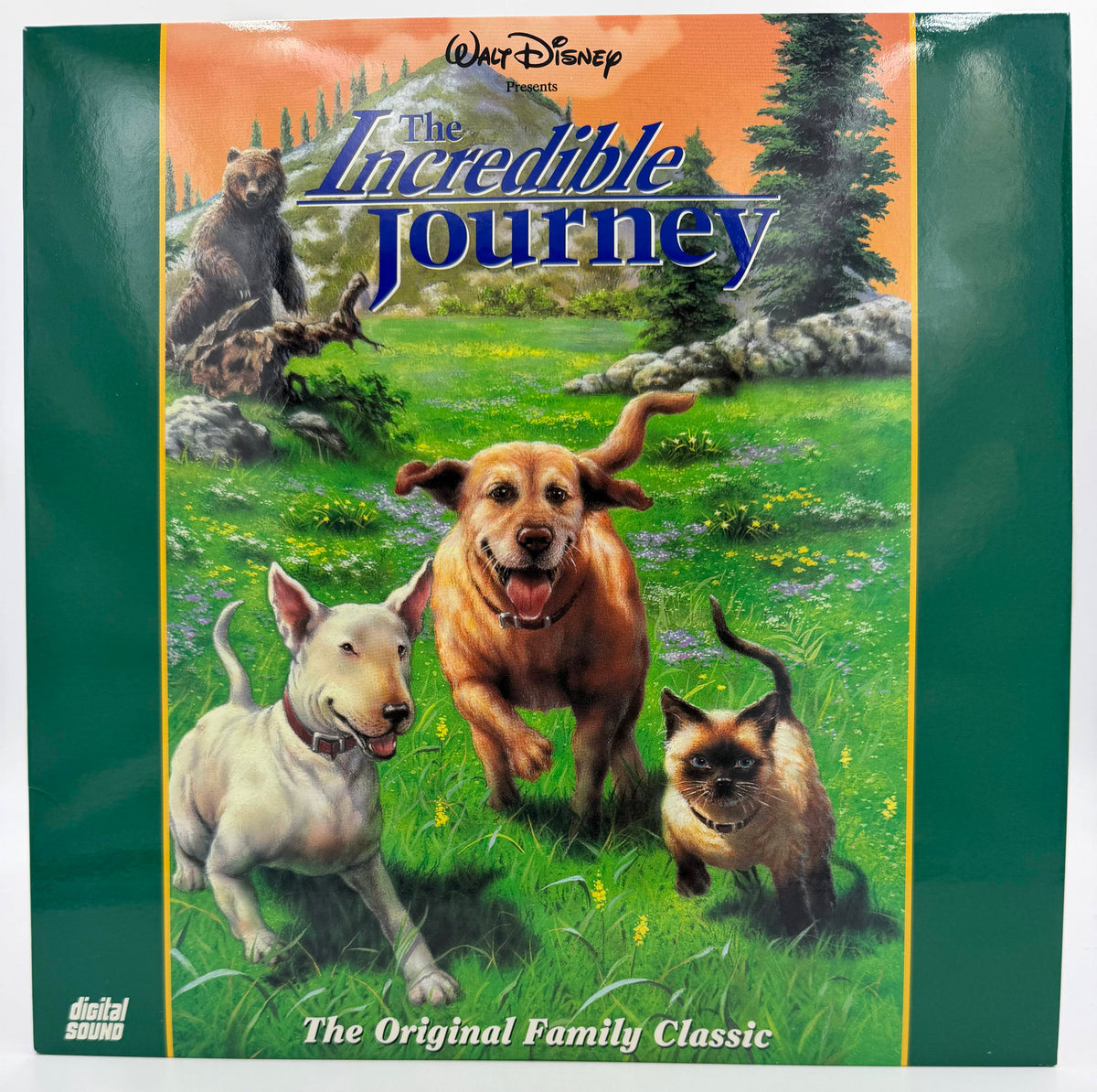 The Incredible Journey (1963) LaserDisc - Walt Disney Home Video - EX