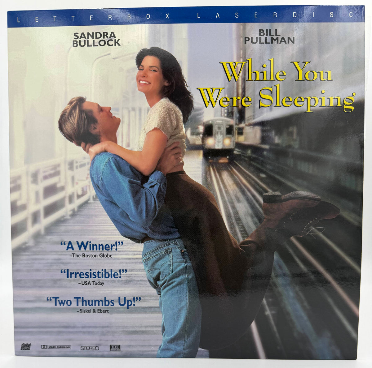 While You Were Sleeping (1995) LaserDisc - Sandra Bullock, Bill Pullman - THX Widescreen Edition - Hollywood Pictures - EX