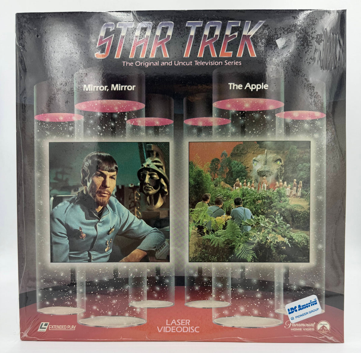 Star Trek: The Original Series (1985) Vintage LaserDisc - Mirror, Mirror / The Apple - Episodes 39 & 38 - Paramount - Factory Sealed