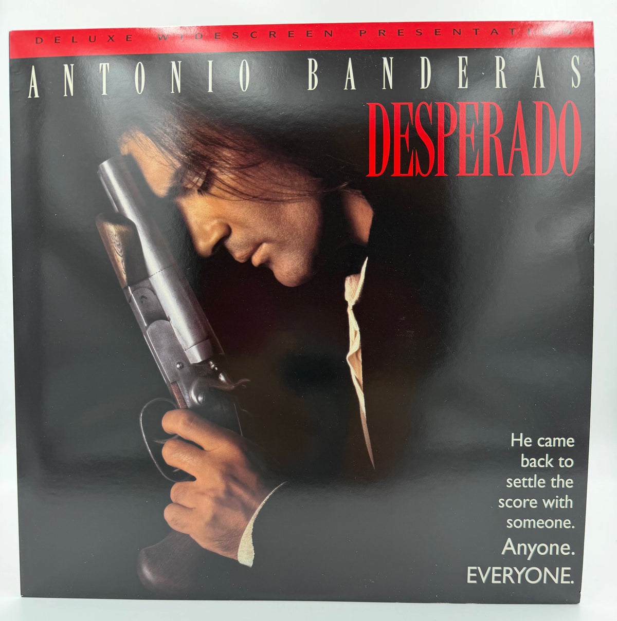 Desperado (1996) LaserDisc - Antonio Banderas, Salma Hayek - Deluxe Widescreen Presentation - Columbia Tristar - EX