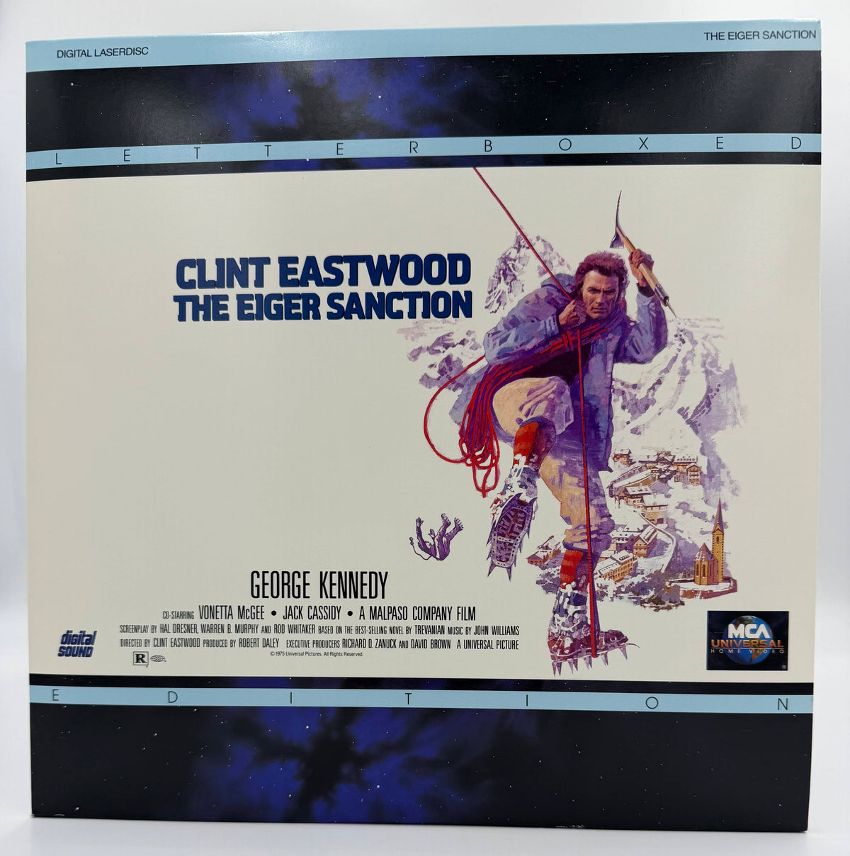 The Eiger Sanction (1975) LaserDisc - Clint Eastwood - Letterboxed Edition - MCA Universal - EX