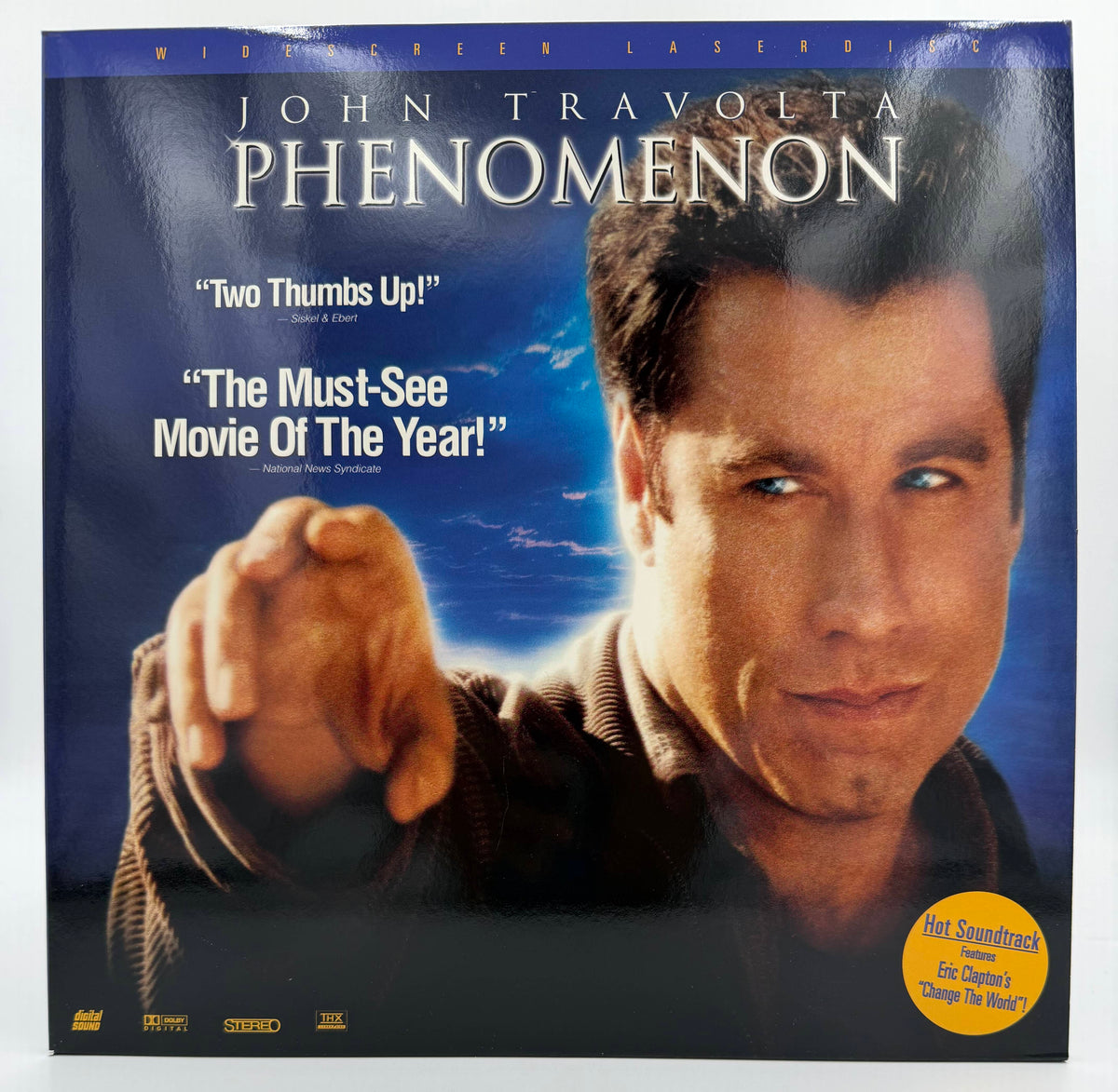 Phenomenon (1997) LaserDisc - John Travolta - Widescreen THX Edition - Touchstone Home Video - EX