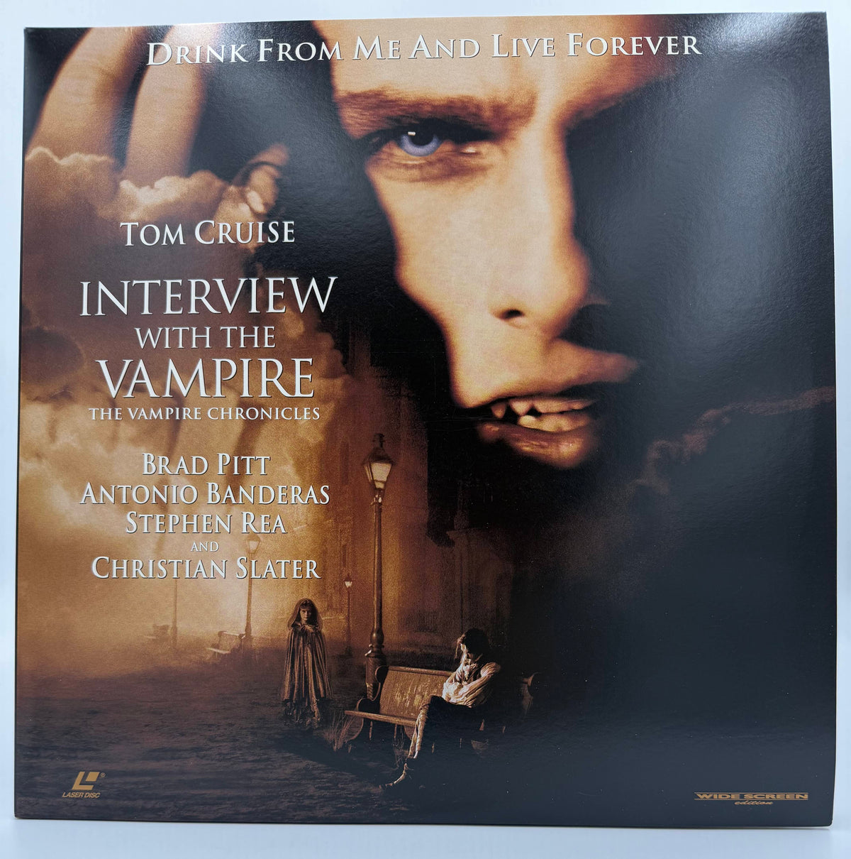 Interview with the Vampire: The Vampire Chronicles (1994) LaserDisc - Tom Cruise, Brad Pitt - Widescreen Edition - Warner Home Video - EX
