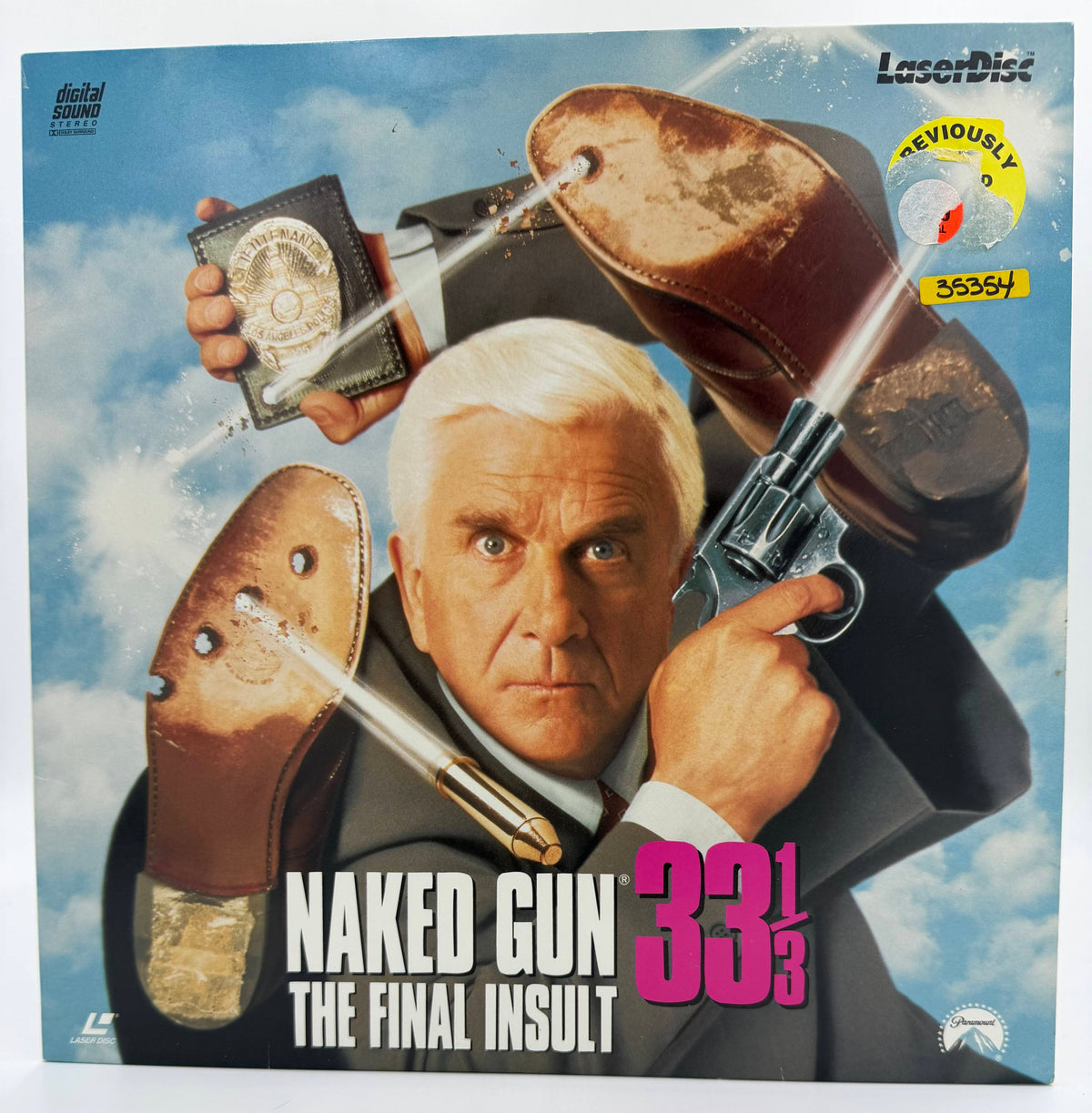 Naked Gun 33 1/3: The Final Insult LaserDisc LD - Leslie Nielsen, Priscilla Presley - Paramount – VG