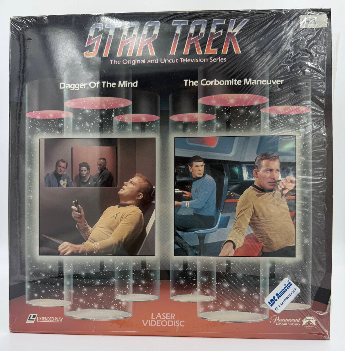 Star Trek: The Original Series (1985) Vintage LaserDisc - Dagger Of The Mind / The Corbomite Maneuver - Episodes 11 &amp; 3 - Paramount - EX