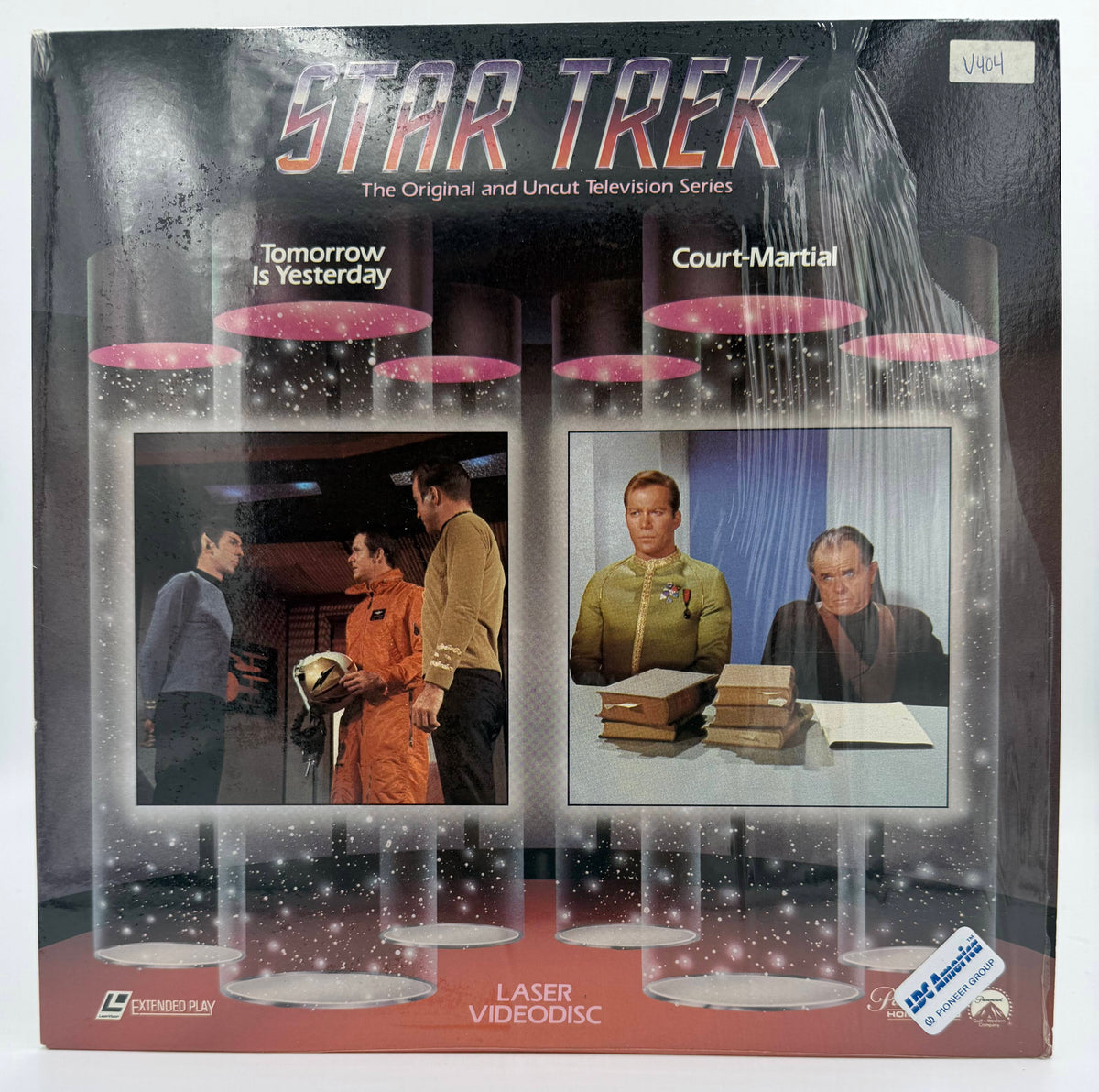 Star Trek: The Original Series (1985) Vintage LaserDisc - Tomorrow Is Yesterday / Court-Martial - Episodes 21 &amp; 15 - Paramount - EX
