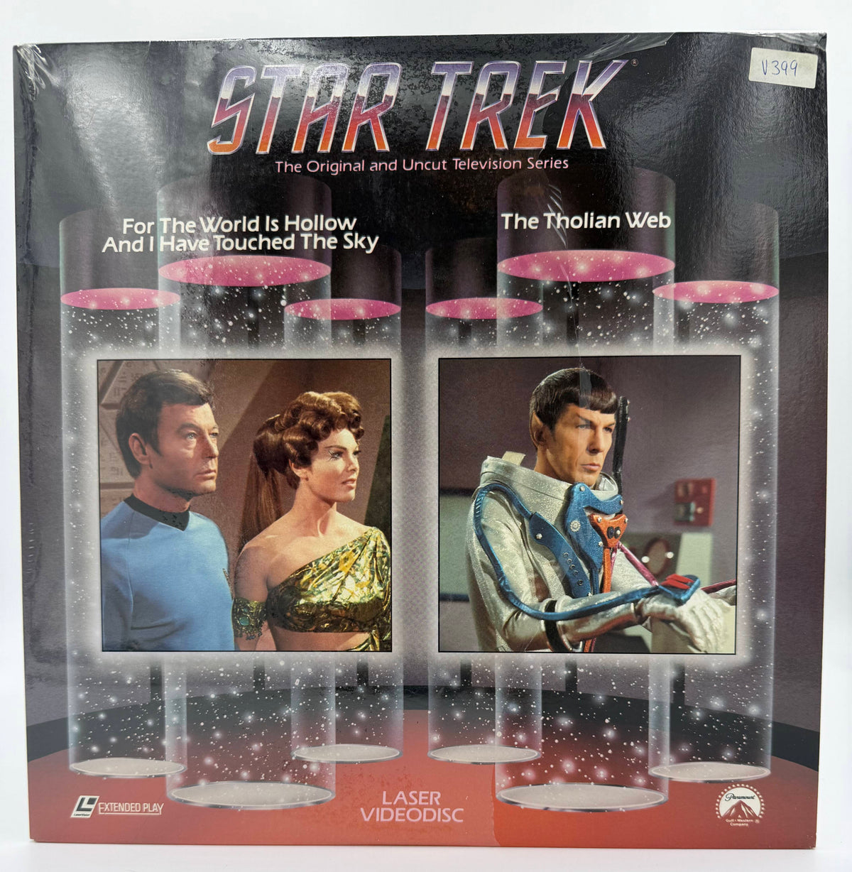 Star Trek: The Original Series (1988) Vintage LaserDisc - For The World Is Hollow And I Have Touched The Sky / The Tholian Web - Episodes 65 &amp; 64 - Paramount - EX