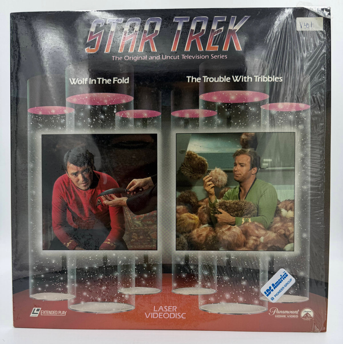Star Trek: The Original Series (1986) Vintage LaserDisc - Wolf In The Fold / The Trouble With Tribbles - Episodes 36 & 42 - Paramount - EX