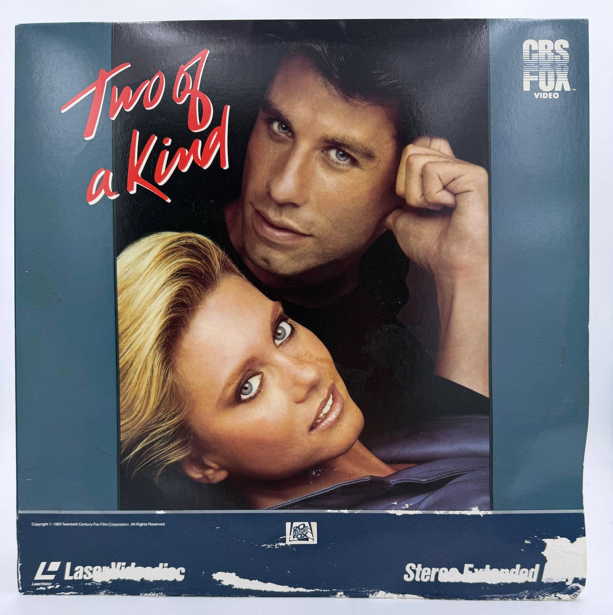 Two of a Kind LaserDisc LD (1984) - CBS/FOX Video - F