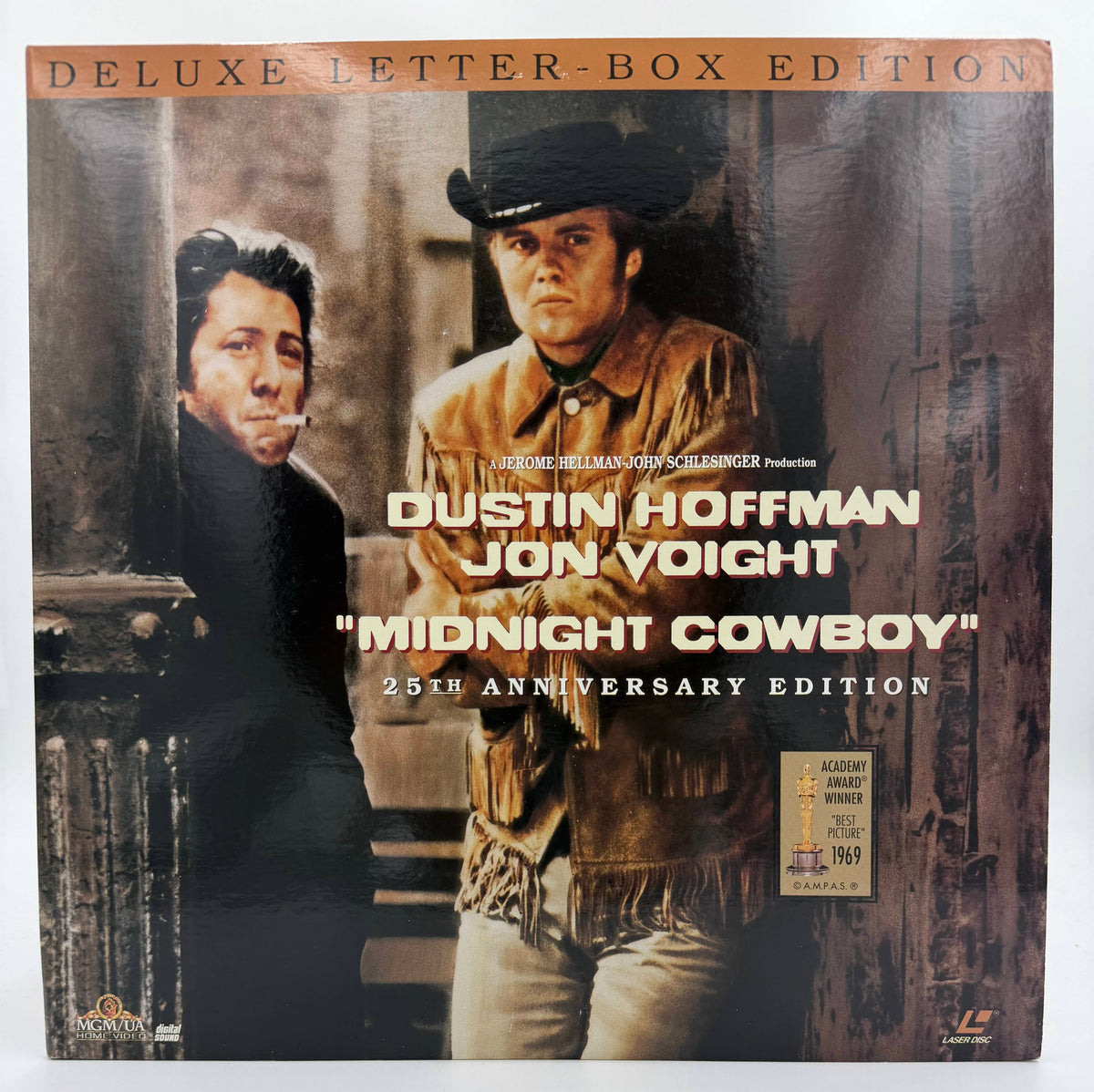 Midnight Cowboy: 25th Anniversary Deluxe Letter-Box Edition LaserDisc LD (1994) - MGM/UA Home Video - EX