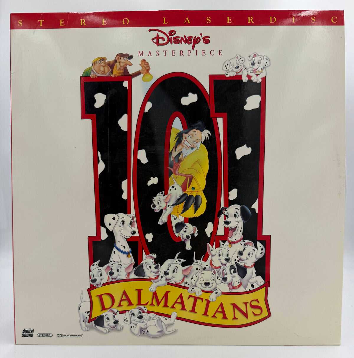 101 Dalmatians LaserDisc LD (1996) - Walt Disney Masterpiece Collection - EX