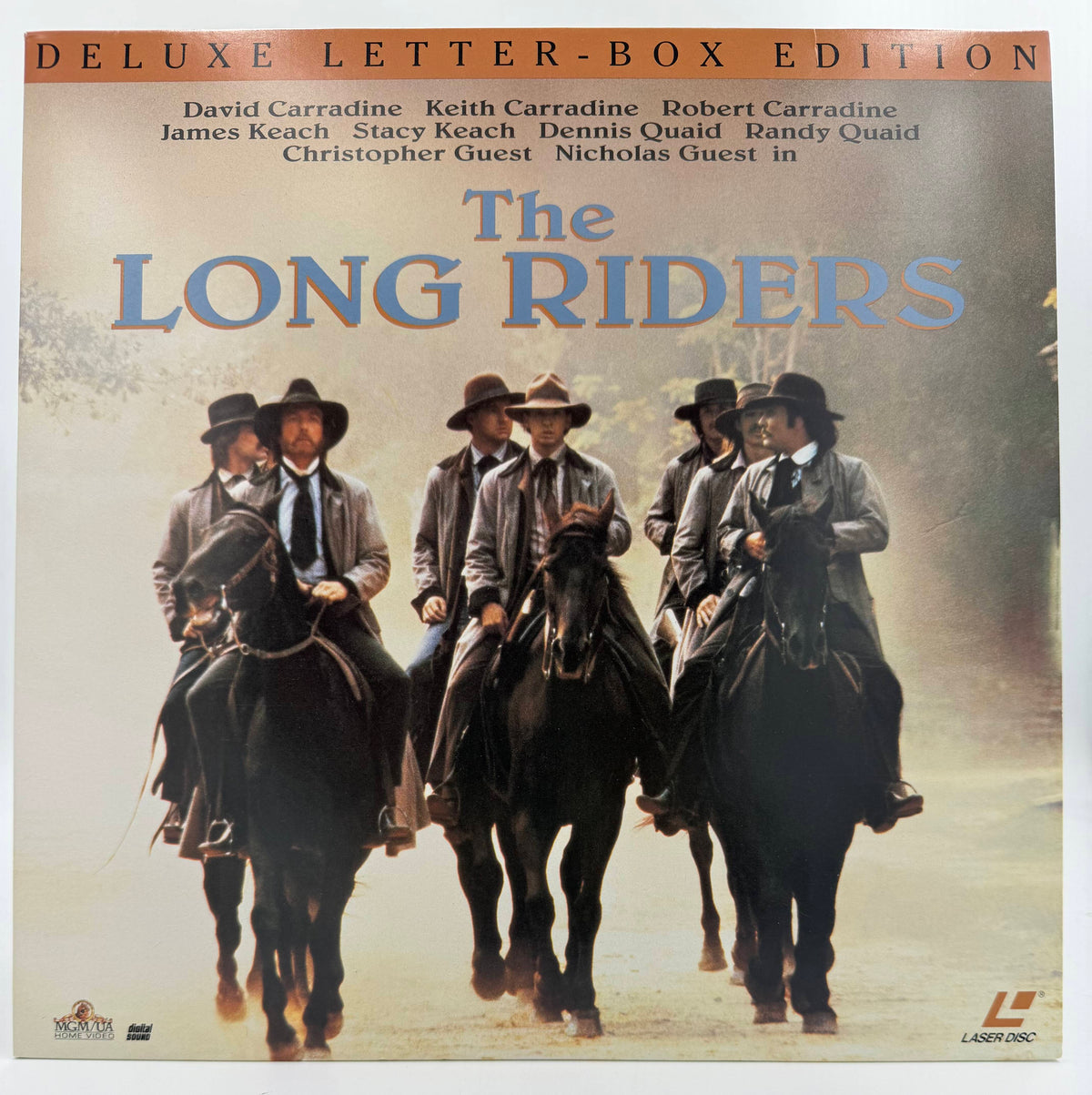 The Long Riders Deluxe Letter-Box Edition LaserDisc LD (1994) - MGM/UA Home Video - EX