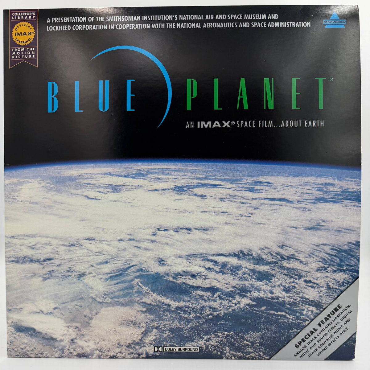 Blue Planet IMAX LaserDisc LD (1991) - Lumivision - Collector's Library Edition - EX