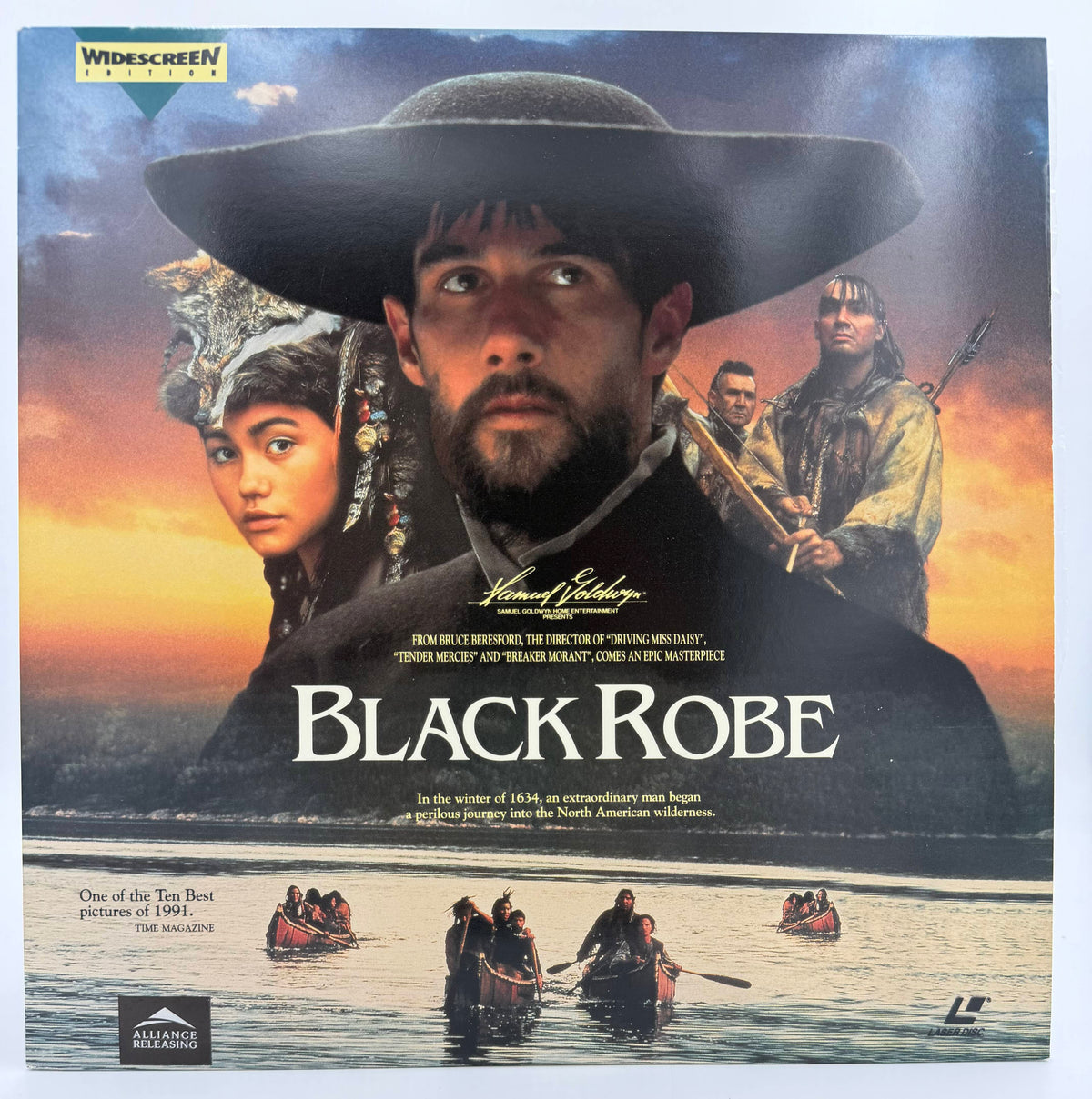 Black Robe Widescreen Edition LaserDisc LD (1992) - MCA Home Video Canada / Alliance Releasing - EX