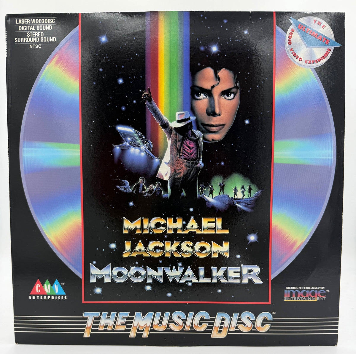Michael Jackson: Moonwalker LaserDisc LD (1989) - CMV Enterprises / Image Entertainment - VG