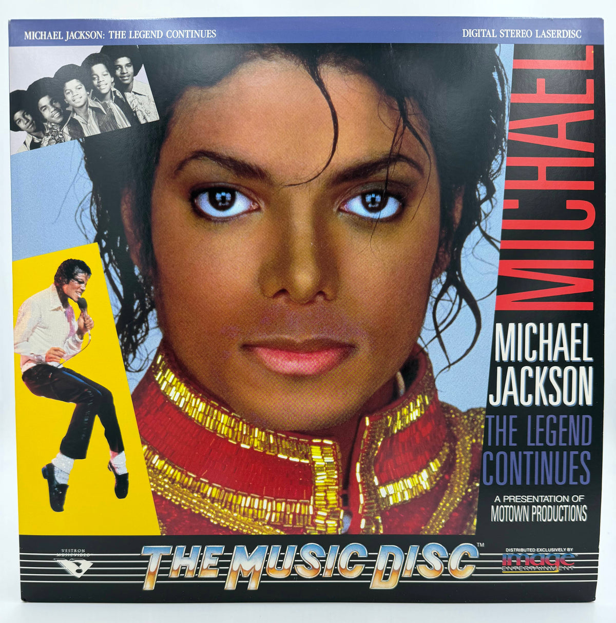 Michael Jackson: The Legend Continues LaserDisc LD (1989) - Vestron MusicVideo / Image Entertainment - EX