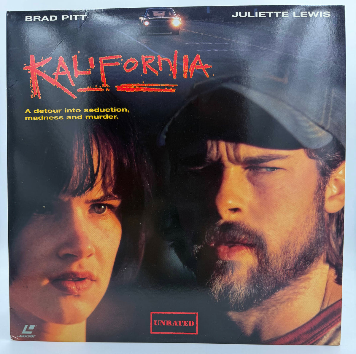 Kalifornia (Unrated Deluxe Wide Screen Version) LaserDisc LD (1994) - PolyGram Video / Gramercy Pictures - EX