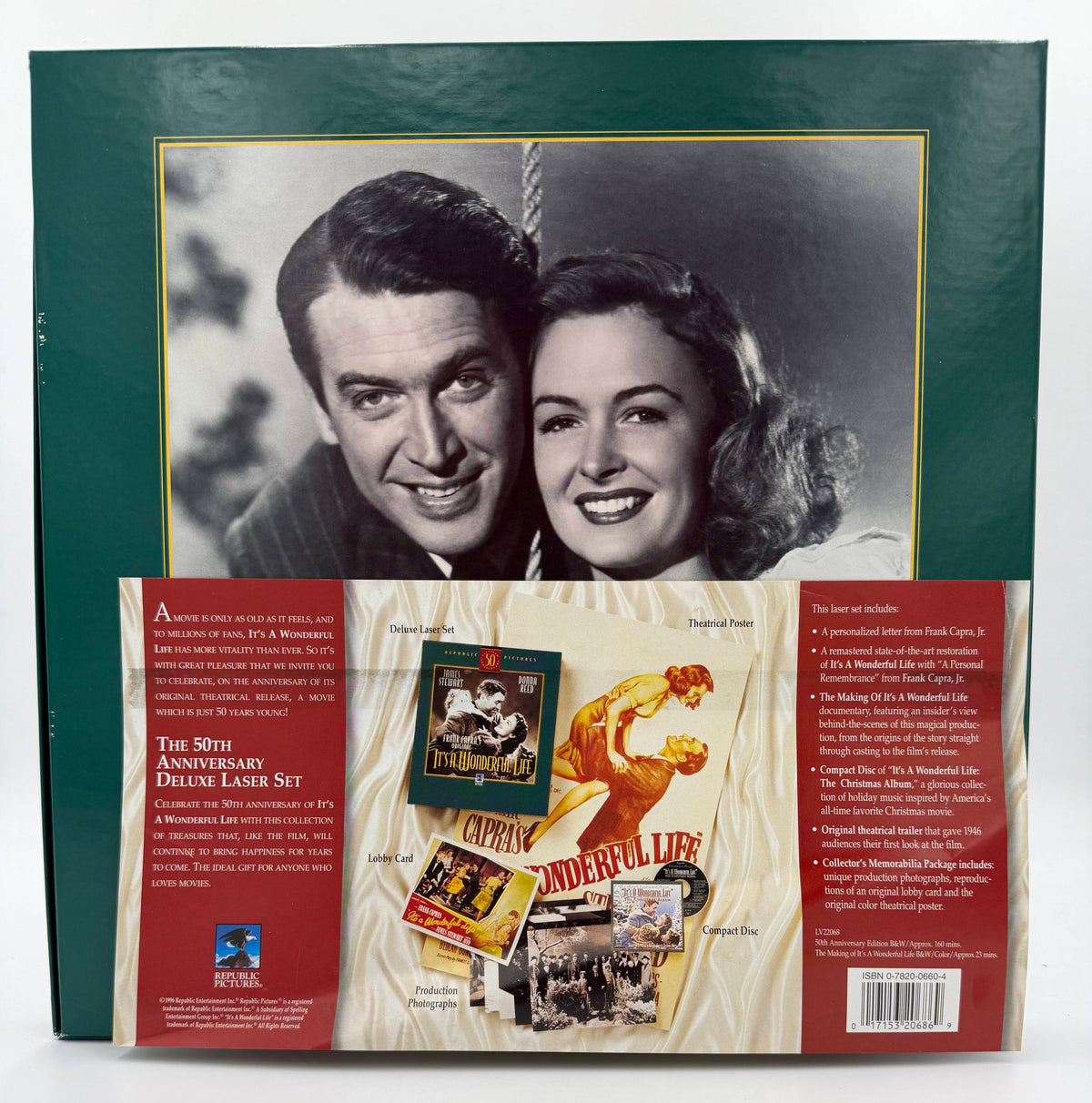 It's a Wonderful Life (The 50th Anniversary Deluxe Laser Set) LaserDisc Box Set (1995) - Republic Pictures Home Video - EX