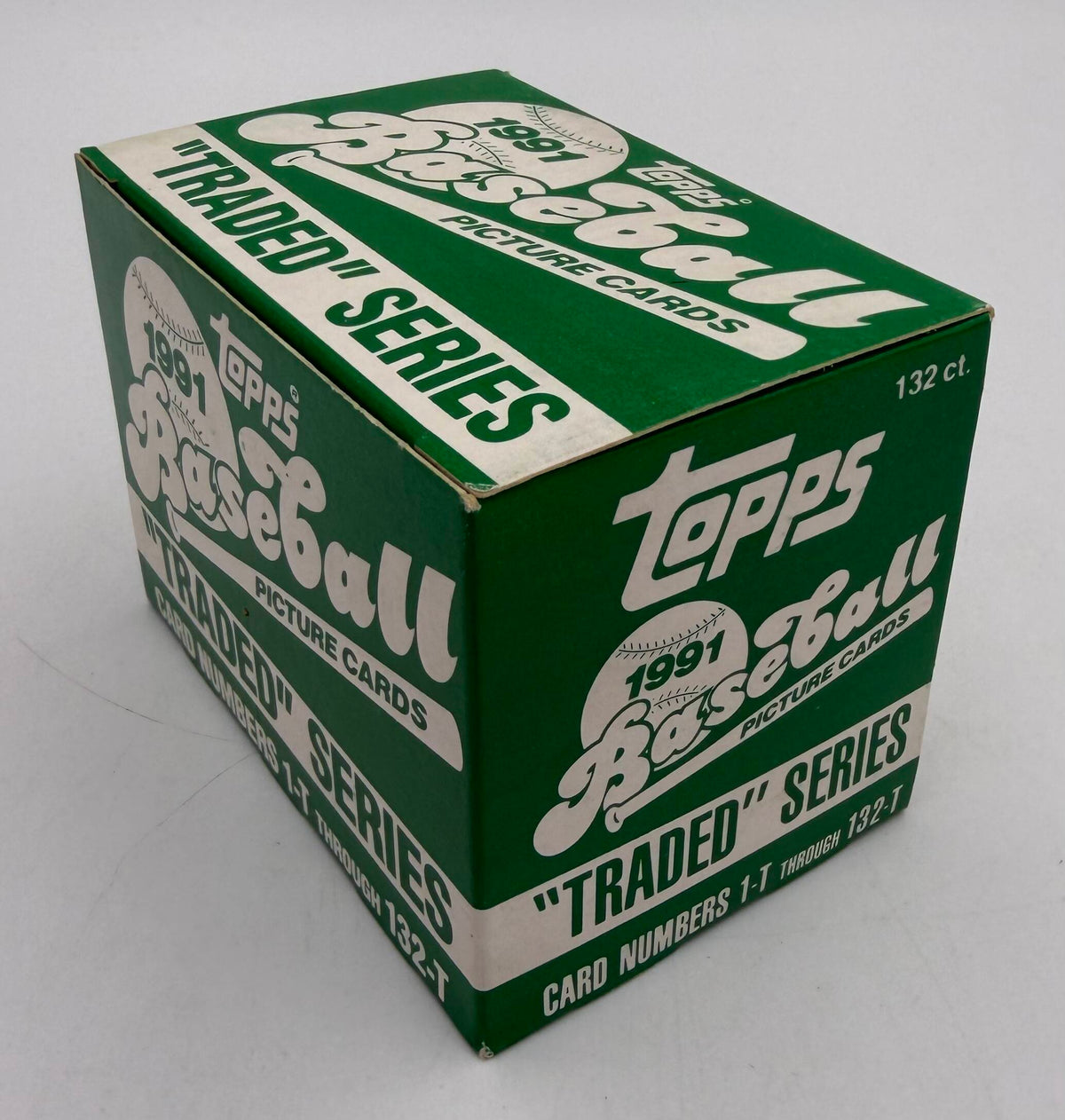 1991 Topps Baseball Traded Series Complete Factory Set (132 Cards)