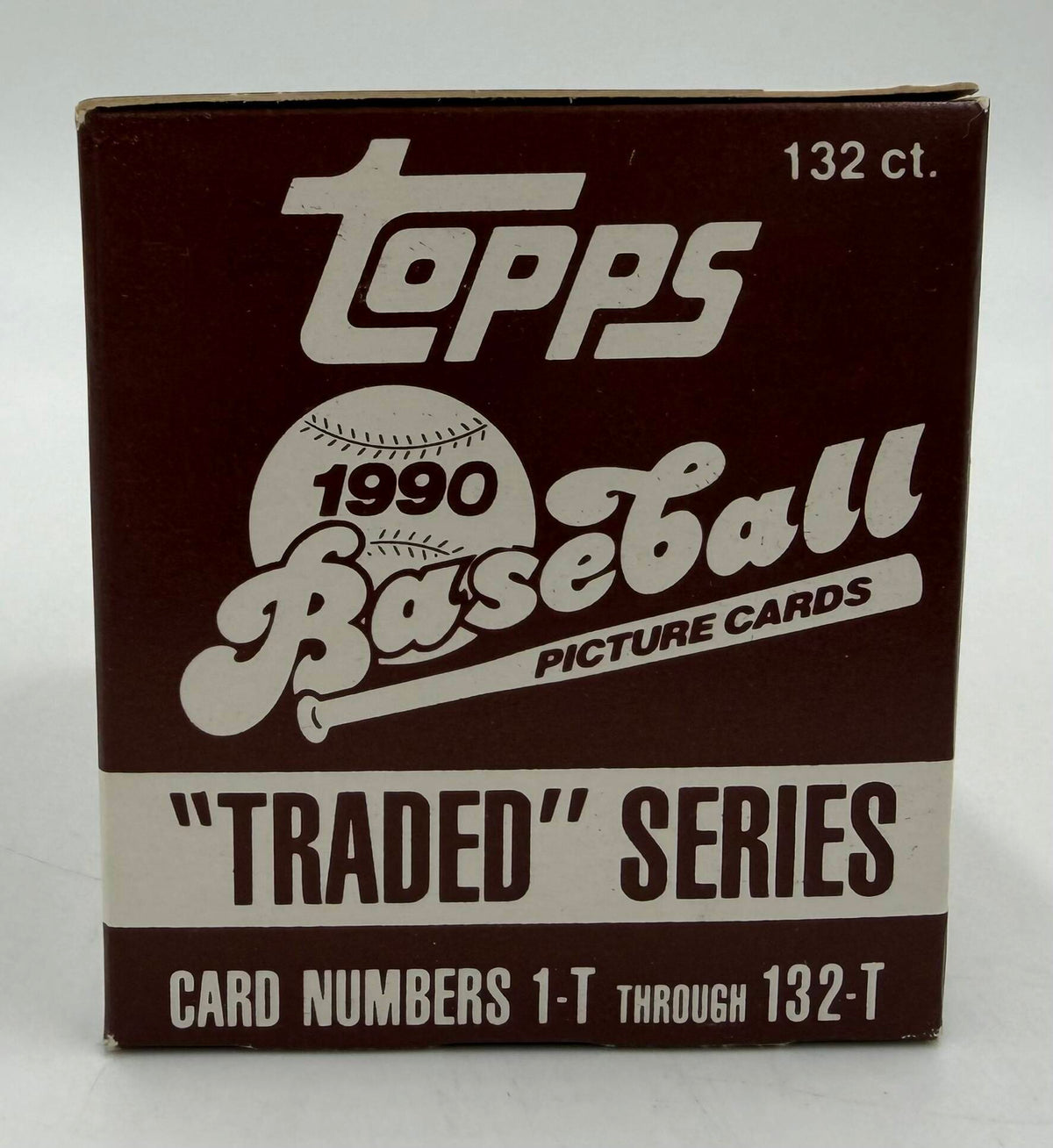 1990 Topps Baseball Traded Series Complete Factory Set (132 Cards)